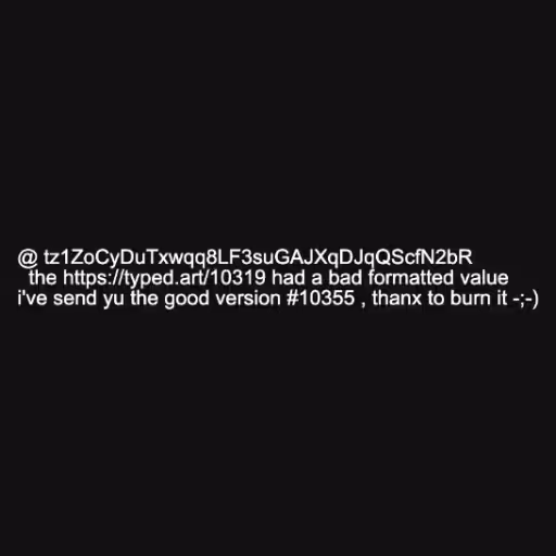 @ tz1ZoCyDuTxwqq8LF3...