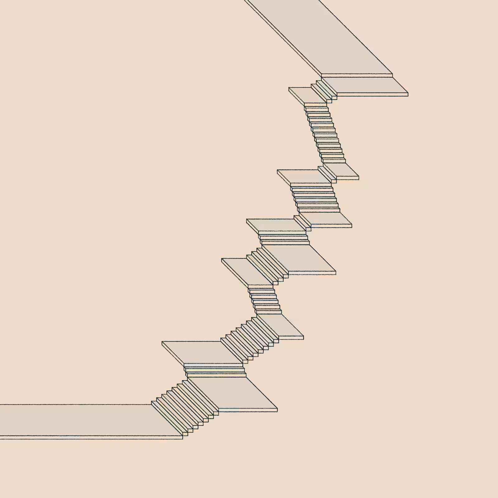 Stairs in a room #41