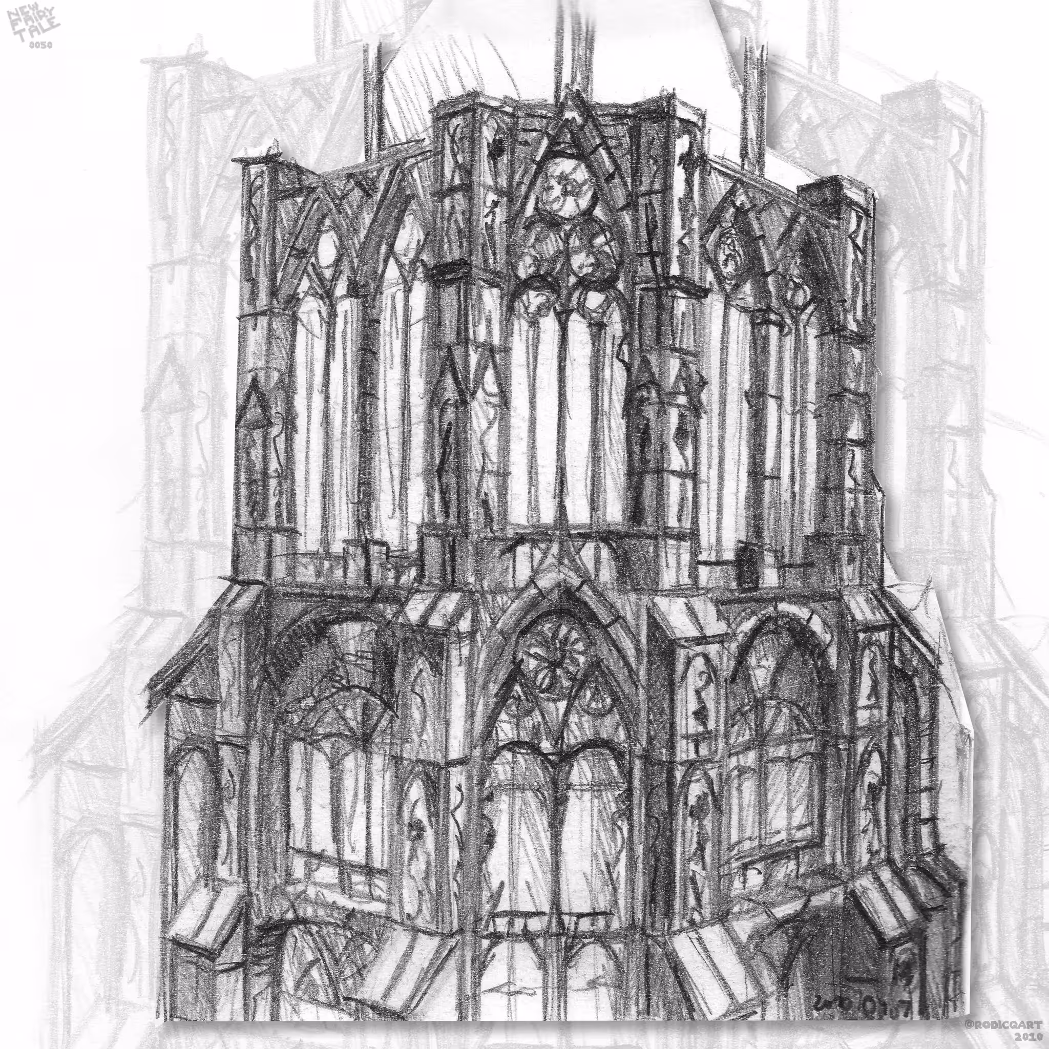 Cathedral in Sketchbook 0050