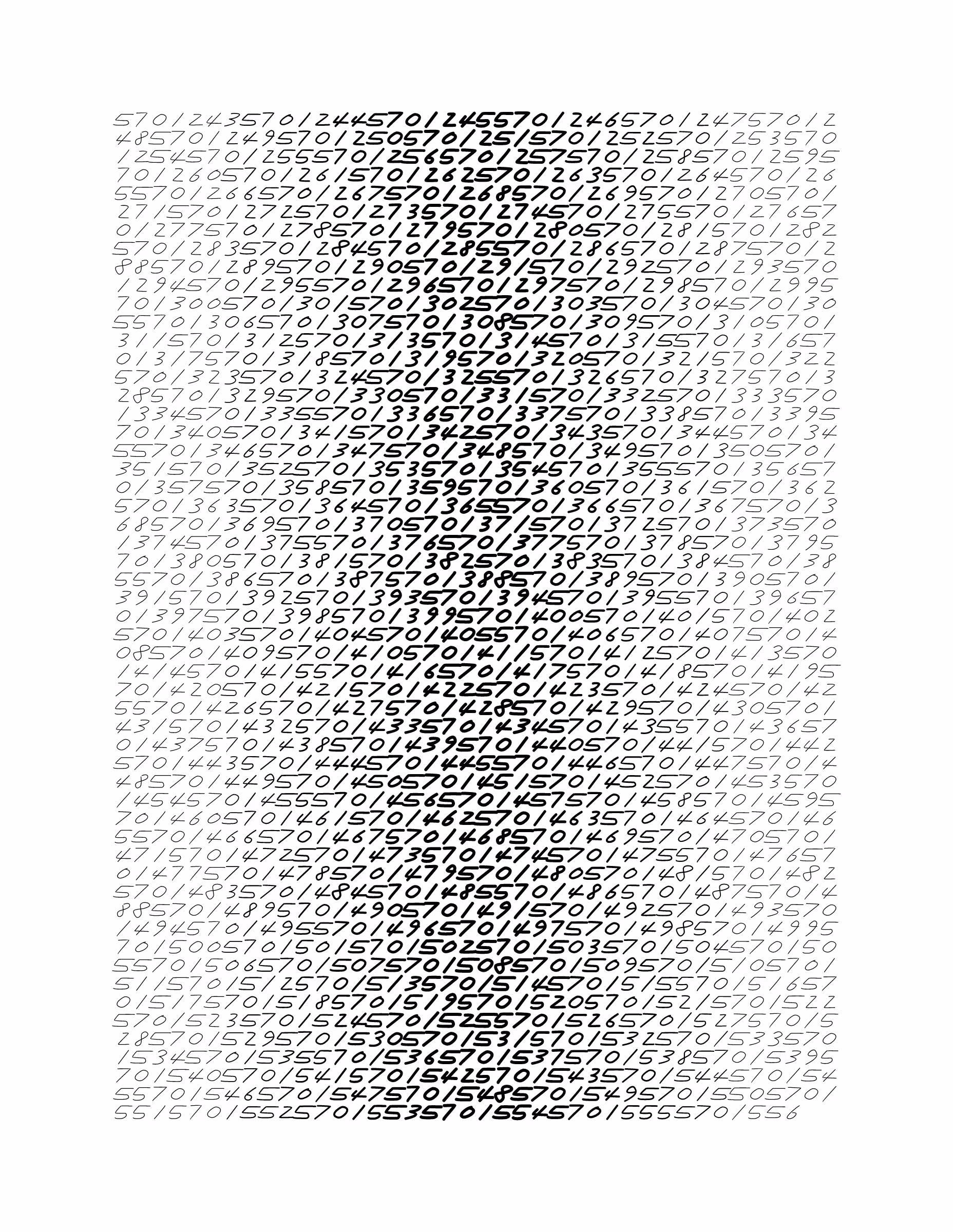 Endless (5,607,250 to Infinity) #306