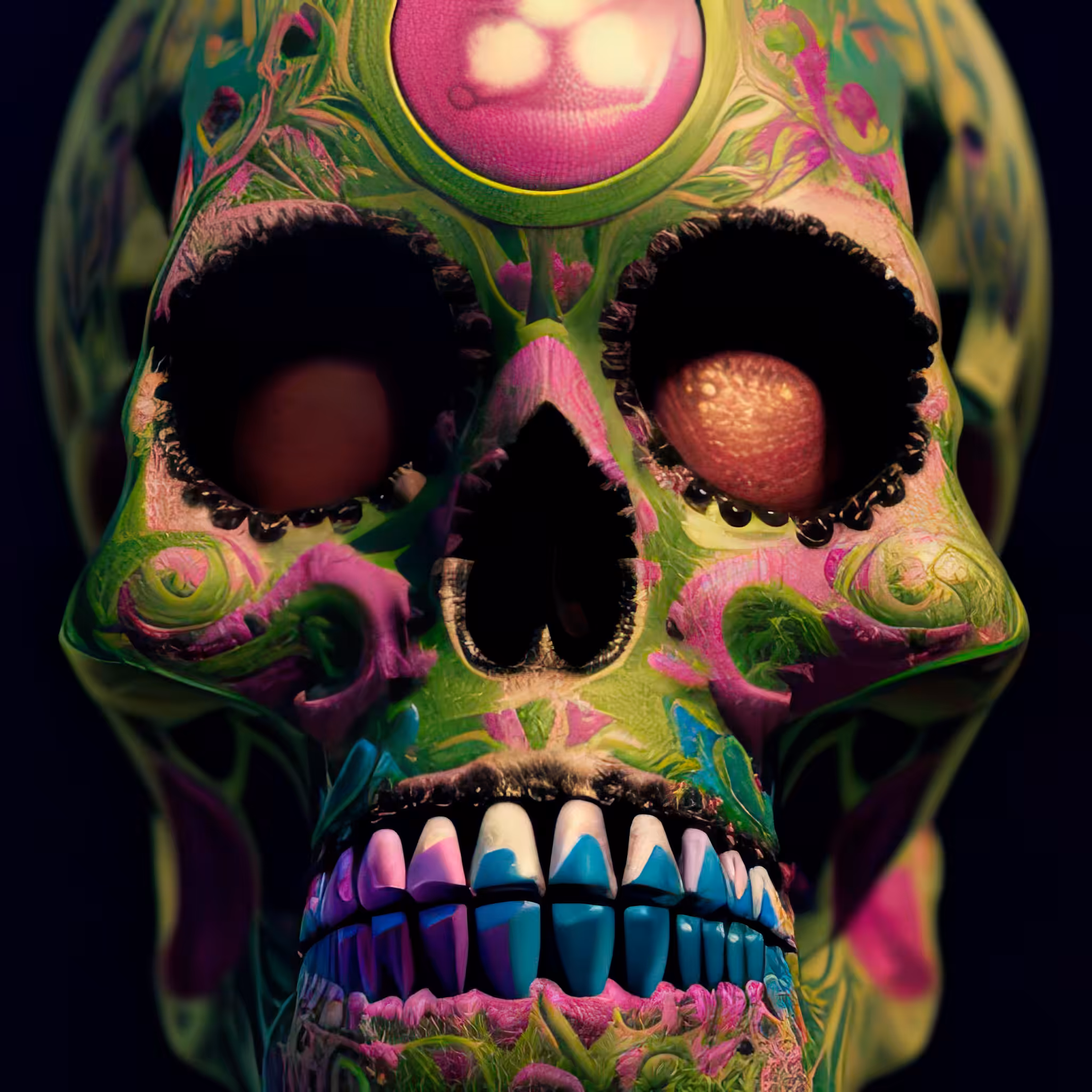 Head Case - A Color Study: Head Case #302