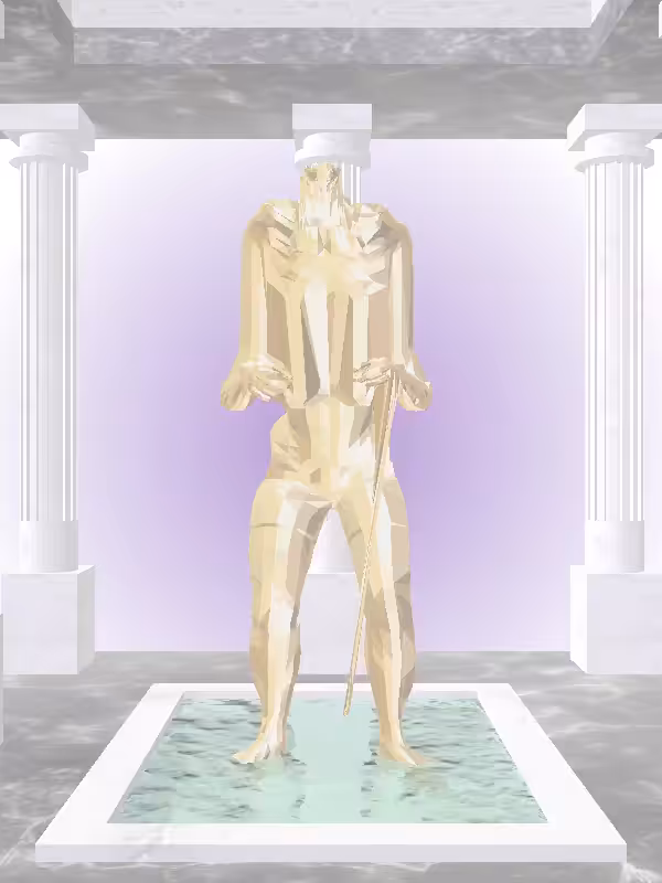 The Fragmented Old Real Gold Woman #5646