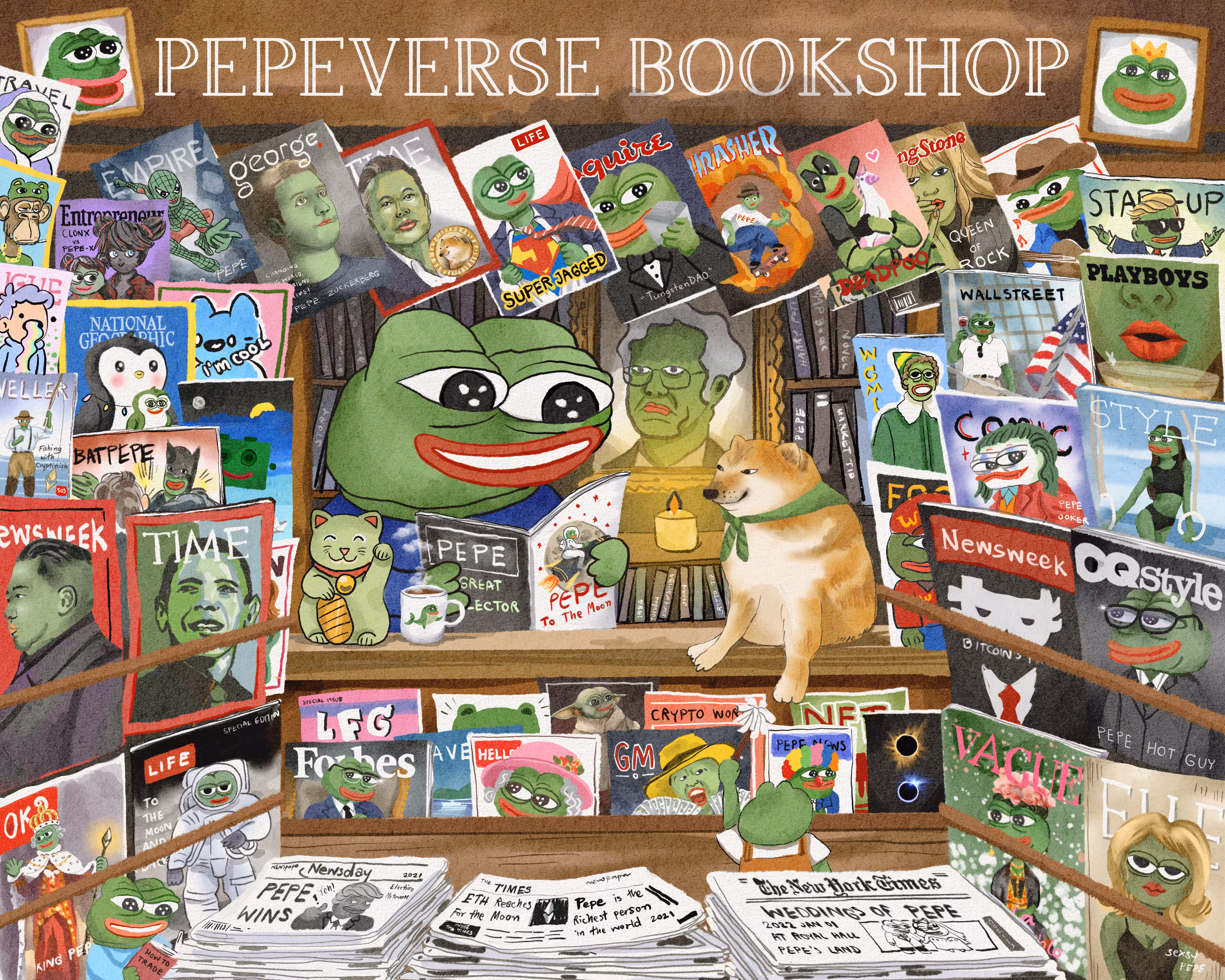 PEPEVERSE BOOKSHOP