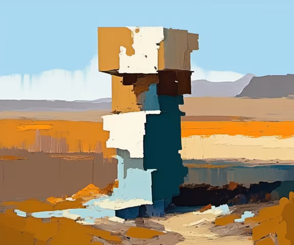 Painted Slabs #73