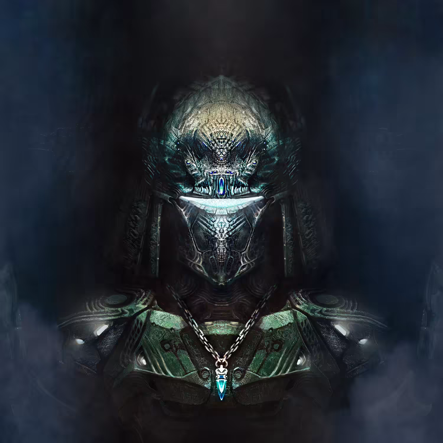 Sci-fi portrait № 13 (Animated)