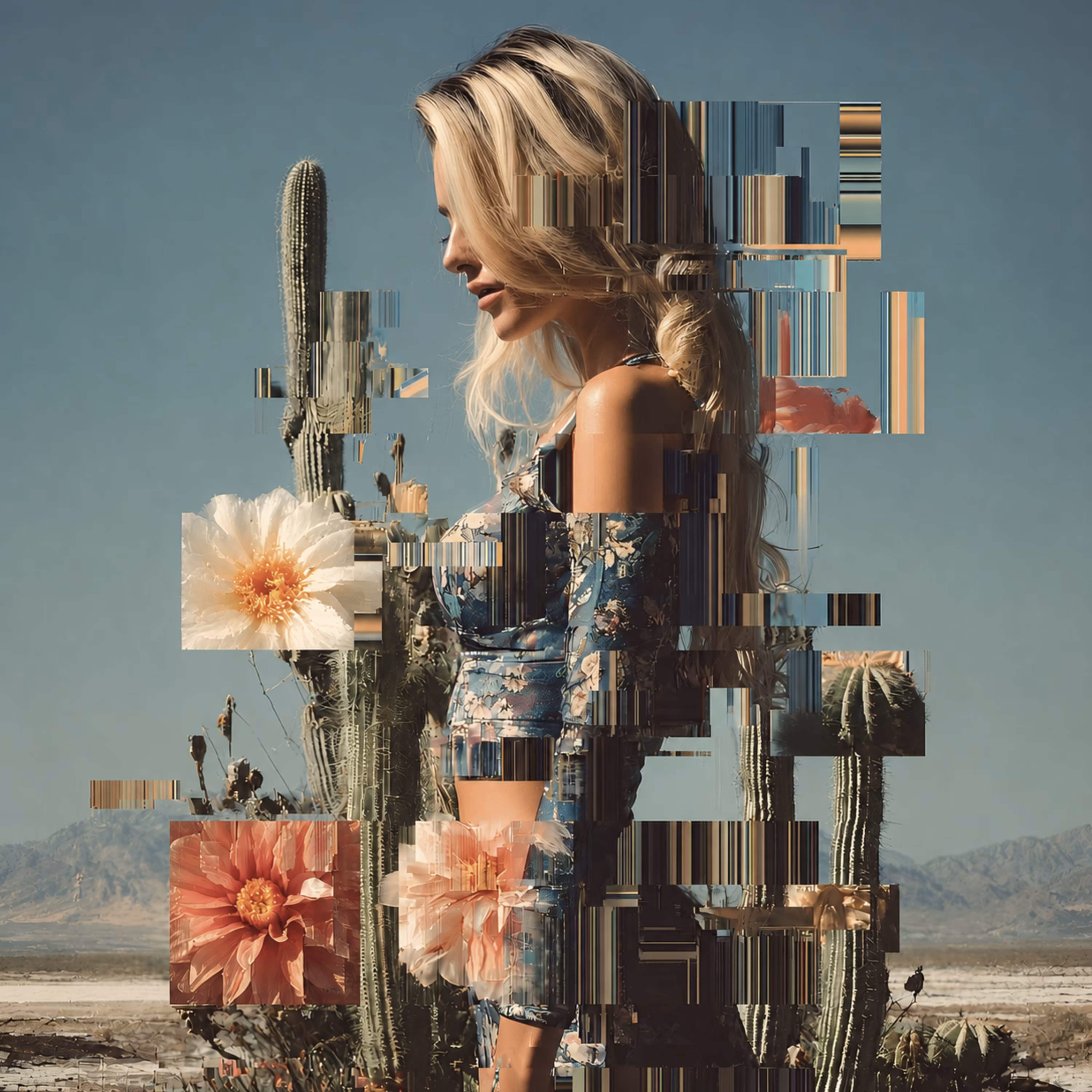 Desert Glitch: Paesaggio Onirico