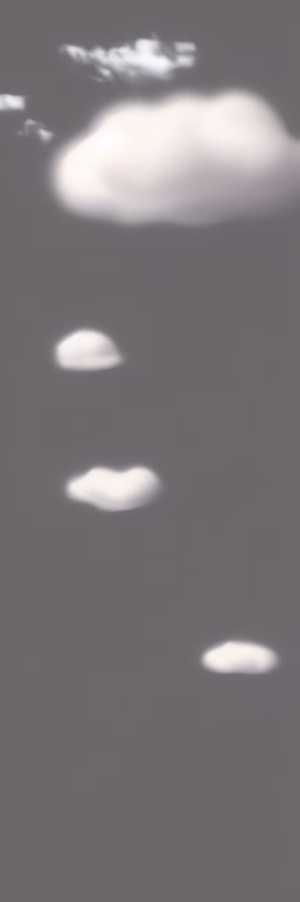 constricted ☁︎ clouds ☁︎ in narrow stripes