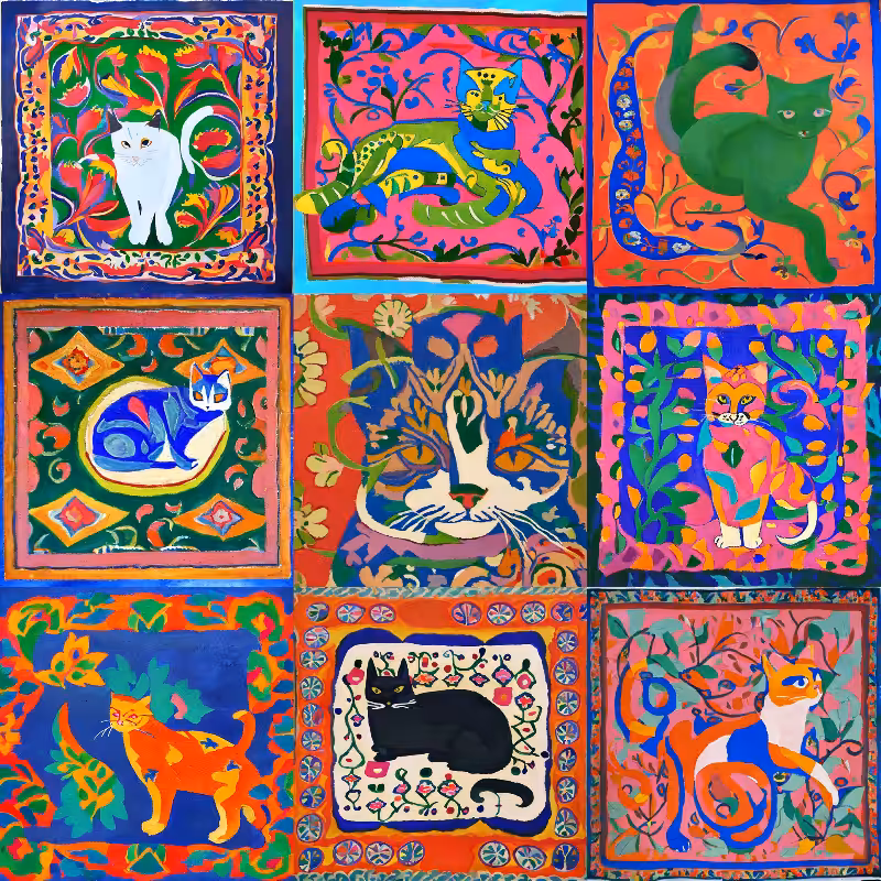 99 Patchworks of 9 Lives #41