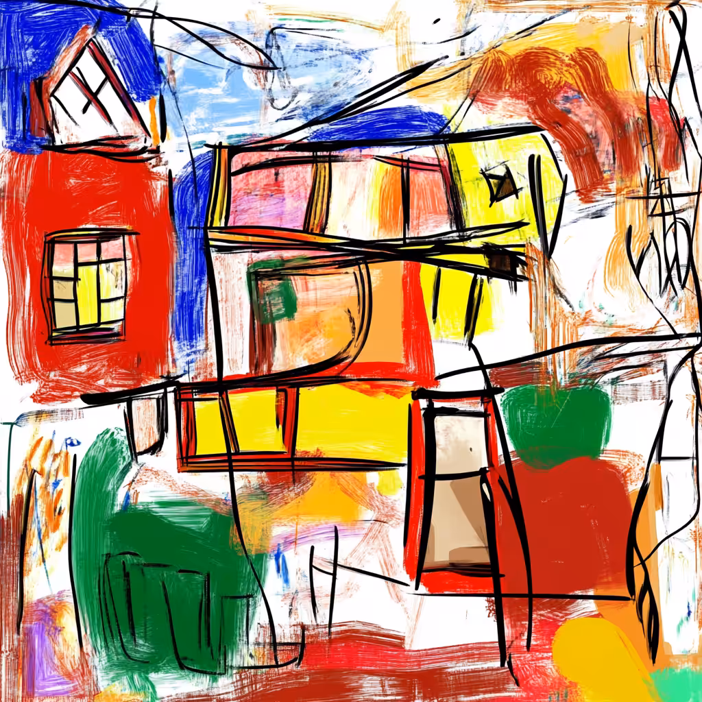 Our neighborhood from leo's perspective.