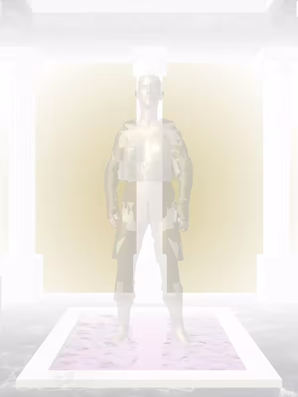 HeavenComputer: The Fading Indifferent Faded Gold Woman #6433