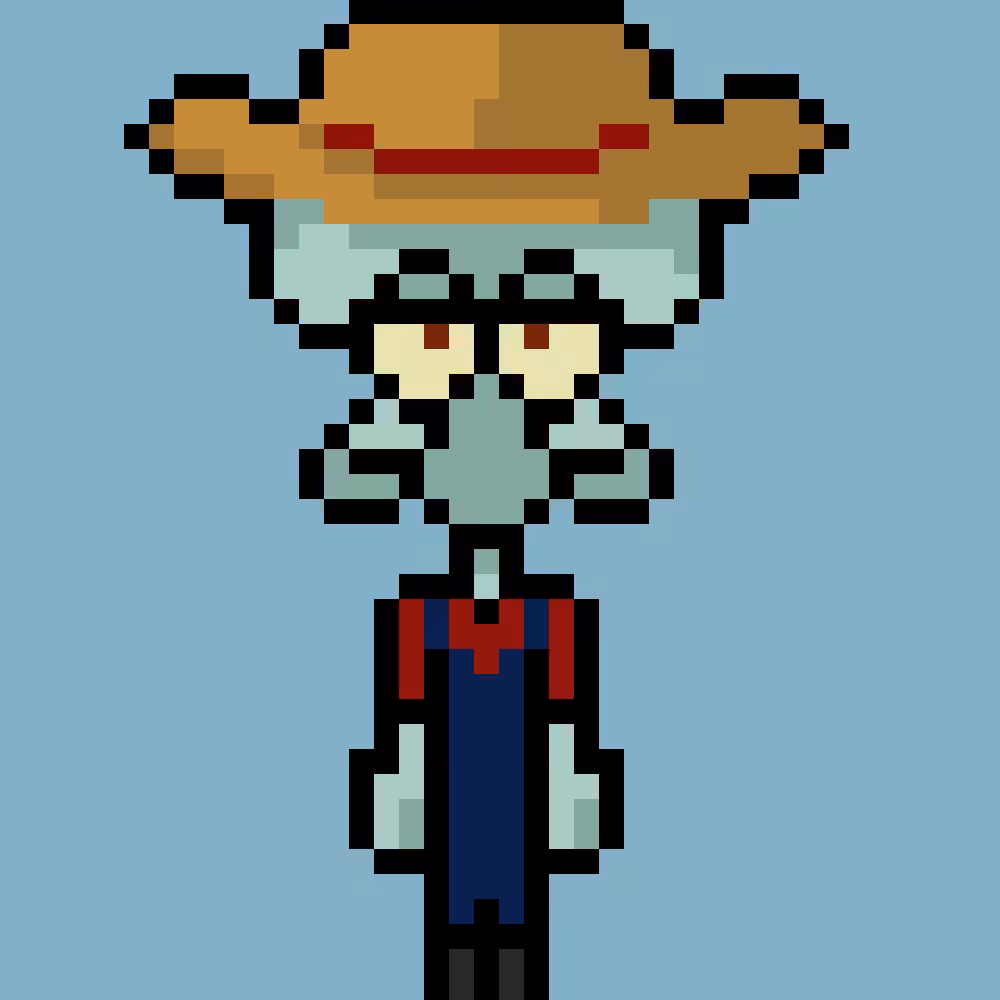 Lazy-faced farmer