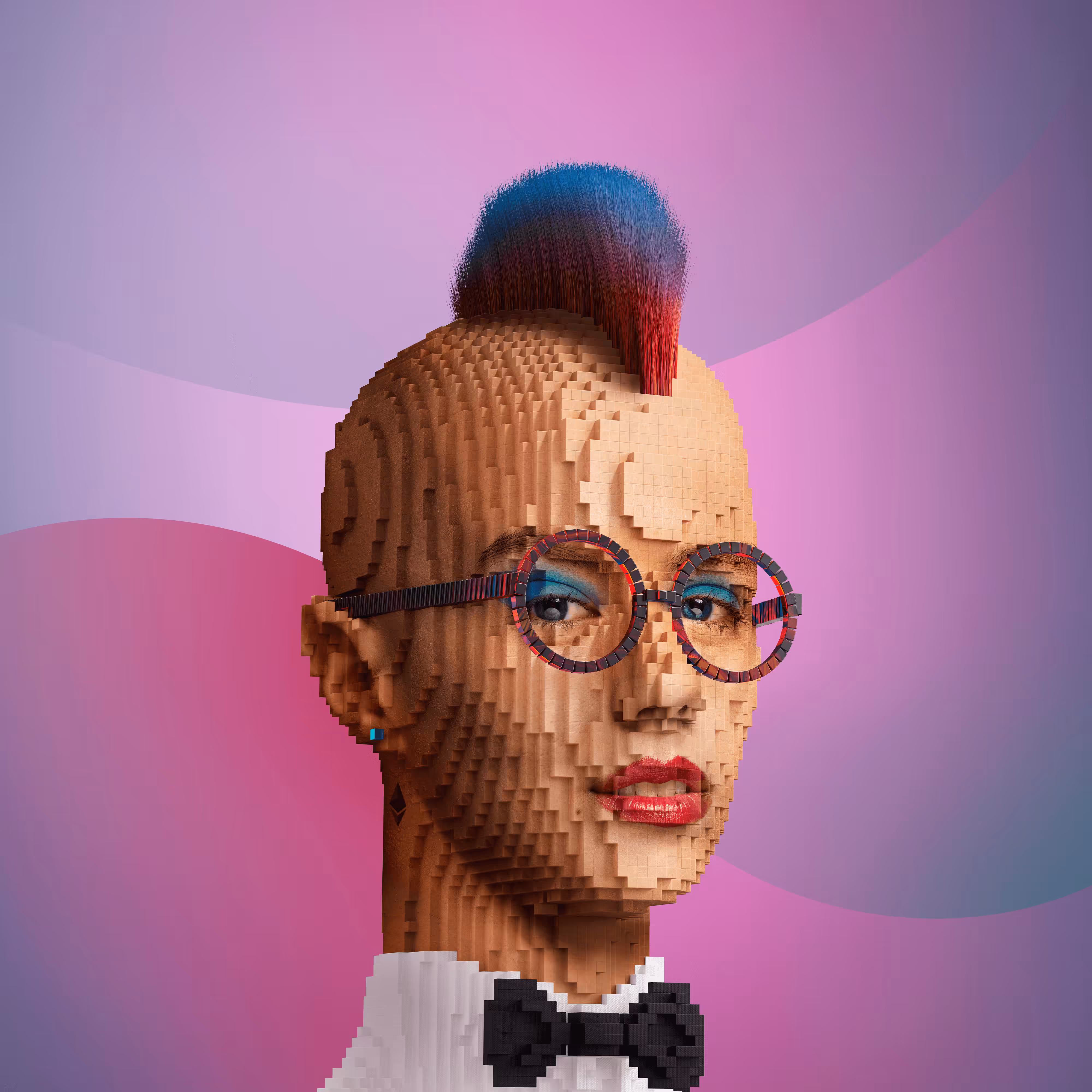 Block Head Punk 105