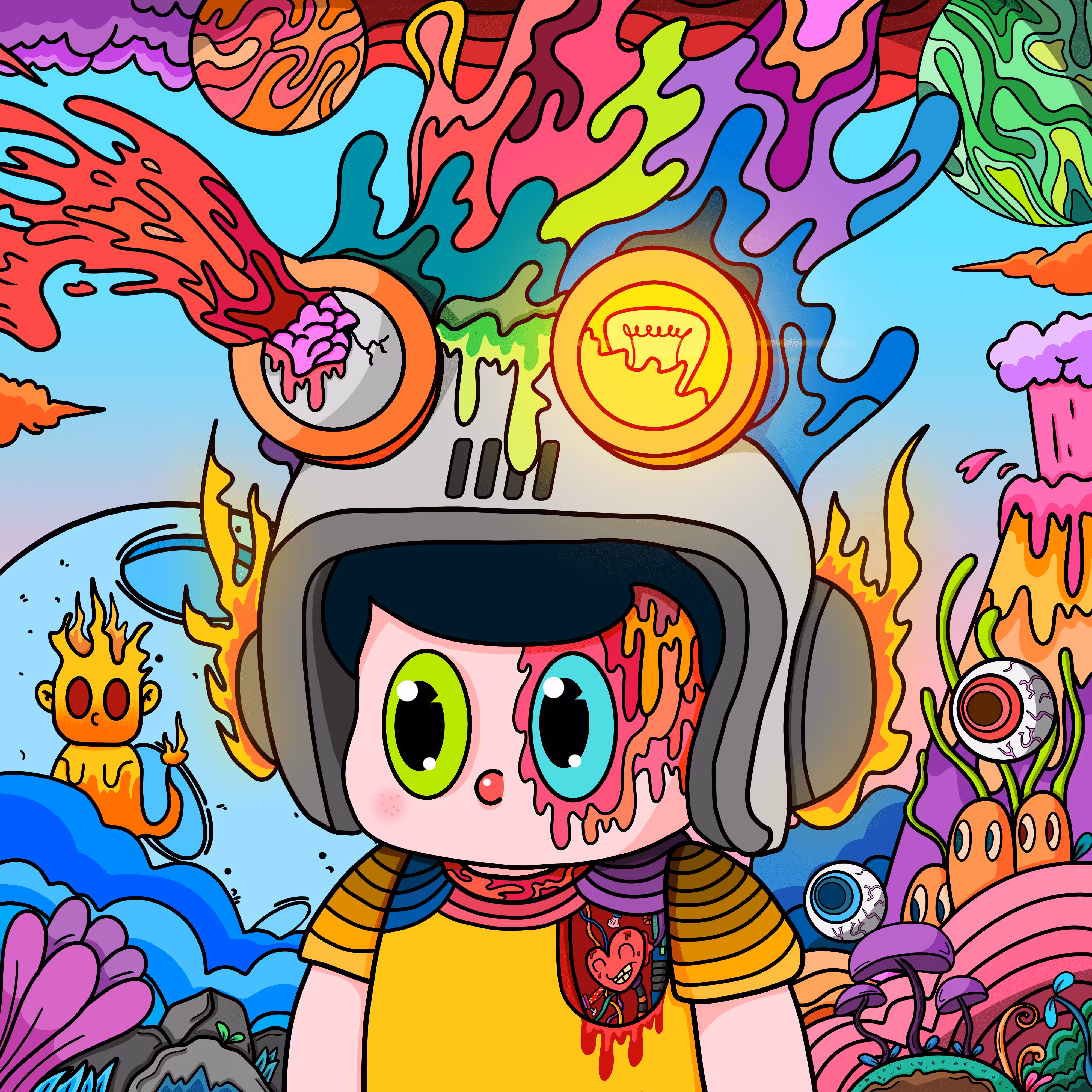 owangeboy and frens #95 - burnout boy by Marventyo Amala
