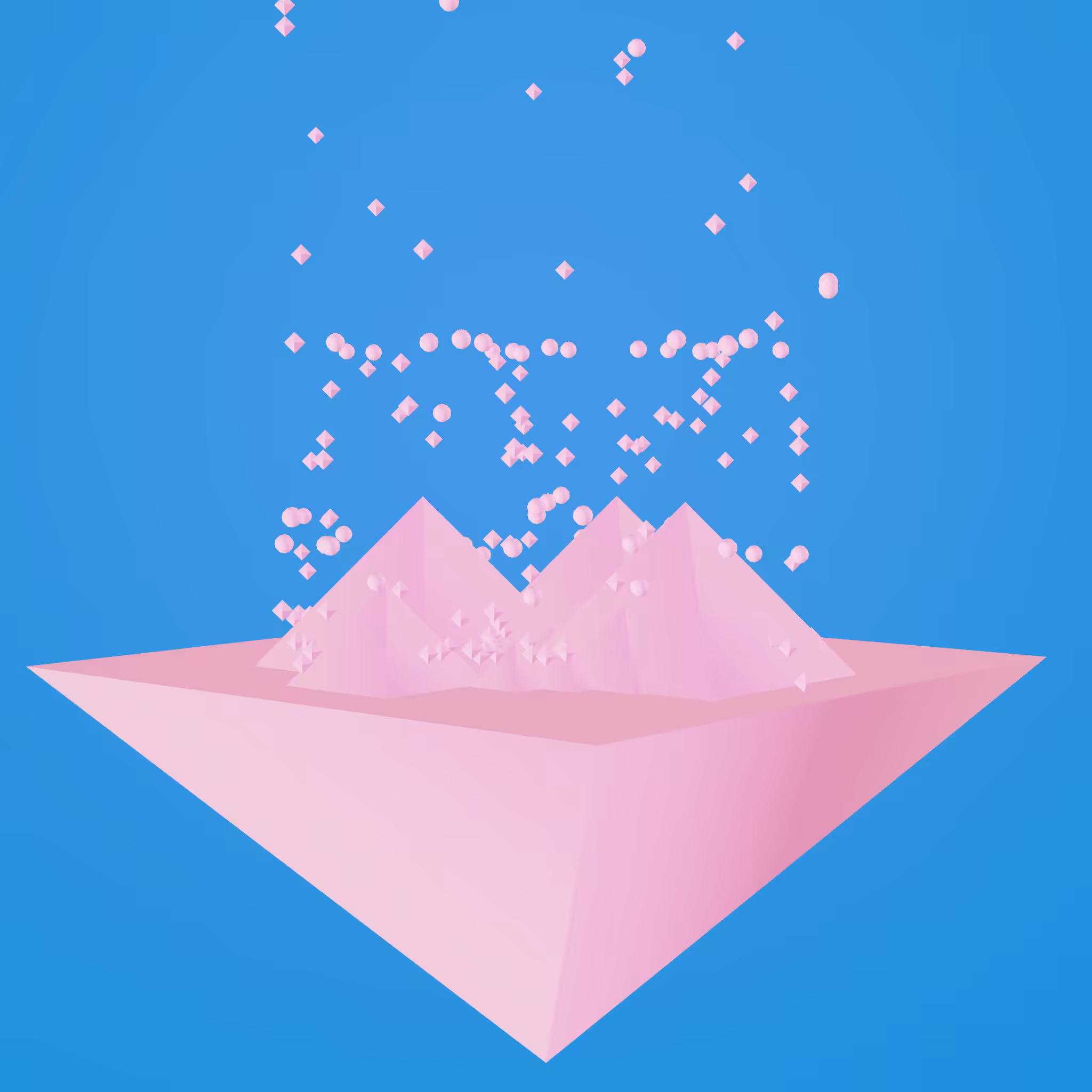 Cherry Blossom Mountains