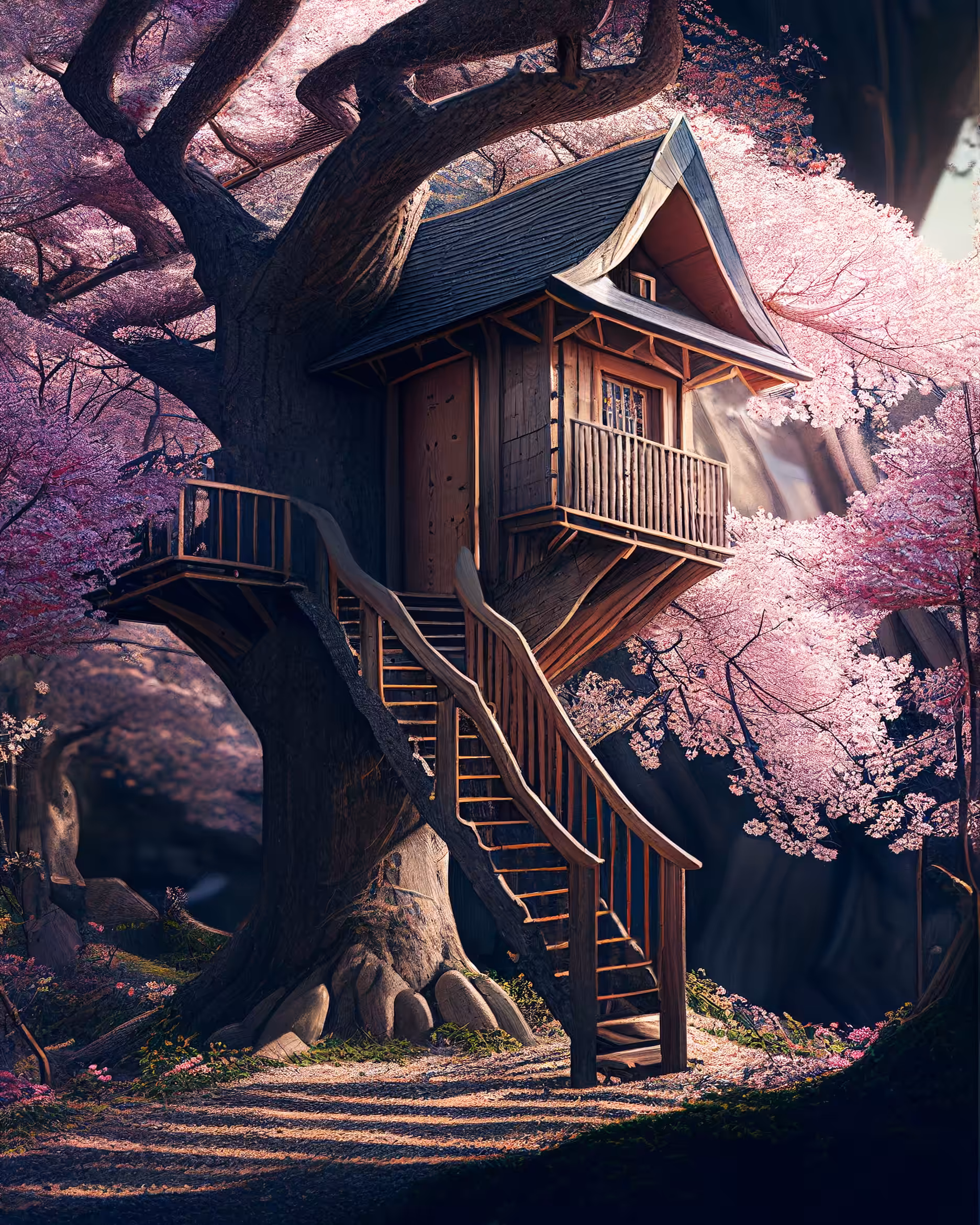 Secret Sakura Treehouse