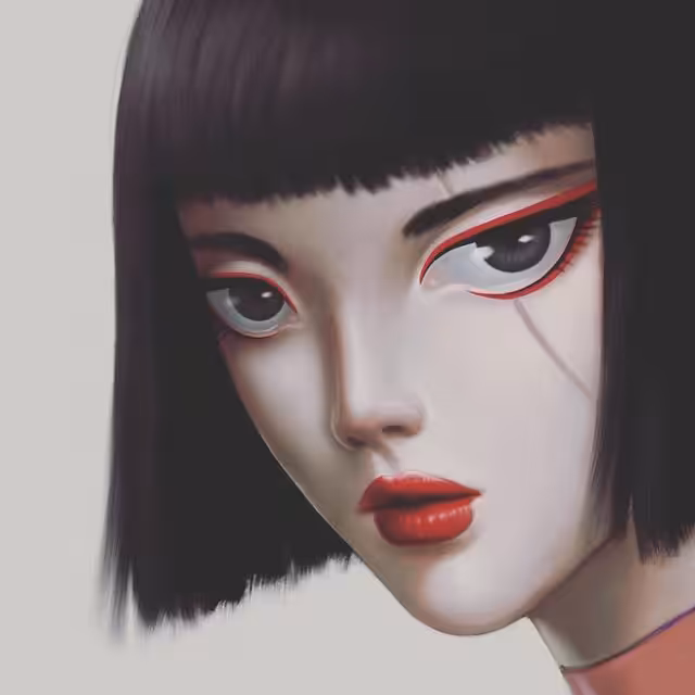 The girl with a Scar