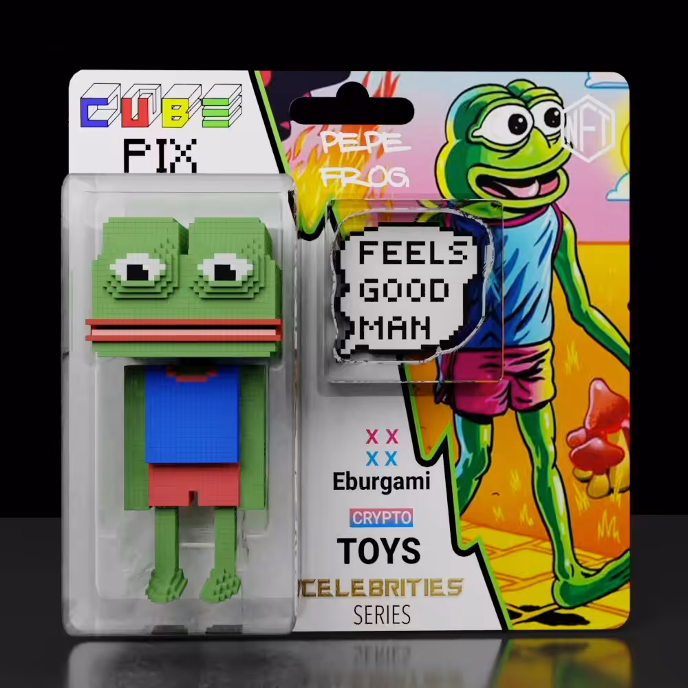 Cube Pix - Pepe Frog