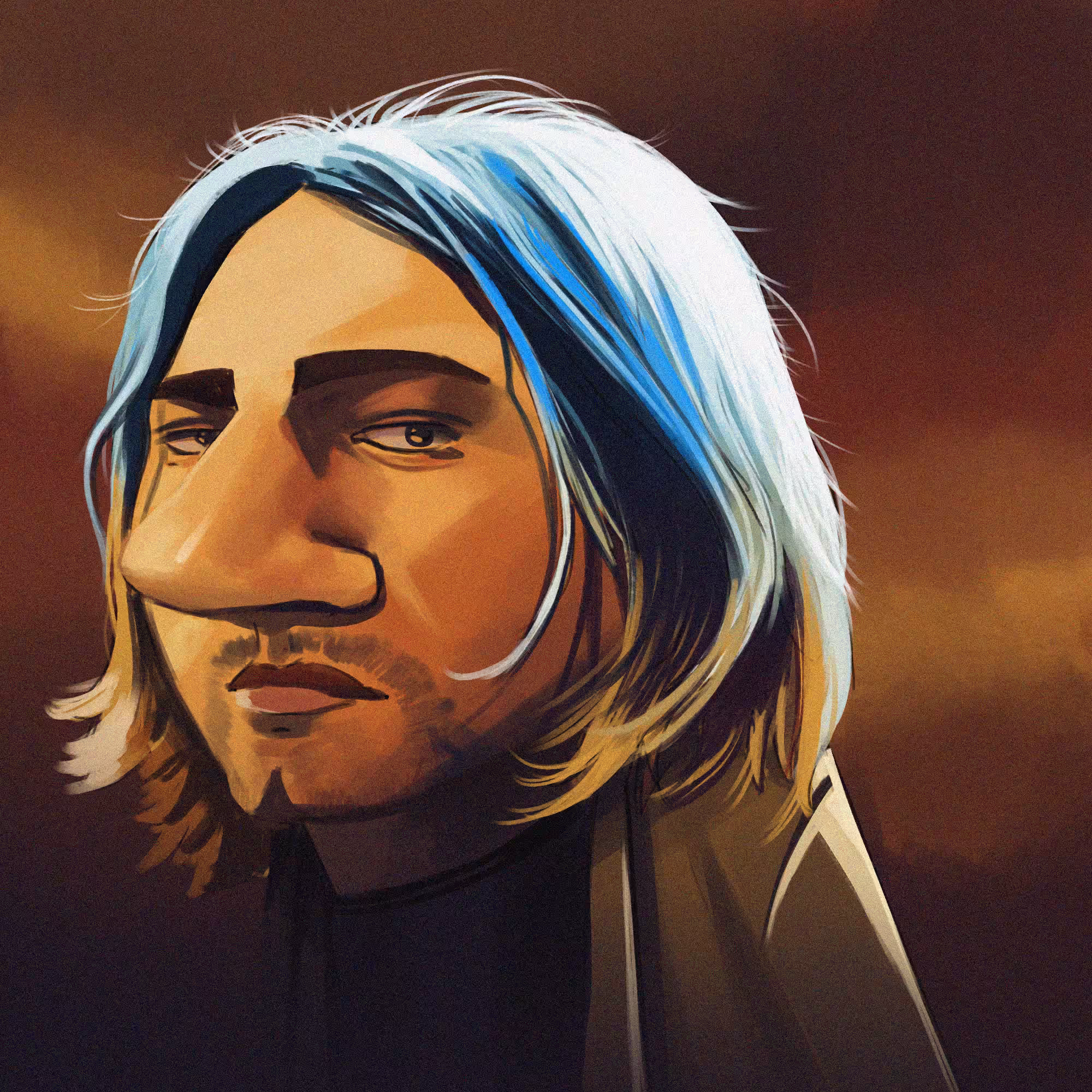 BlueHairGuy #074