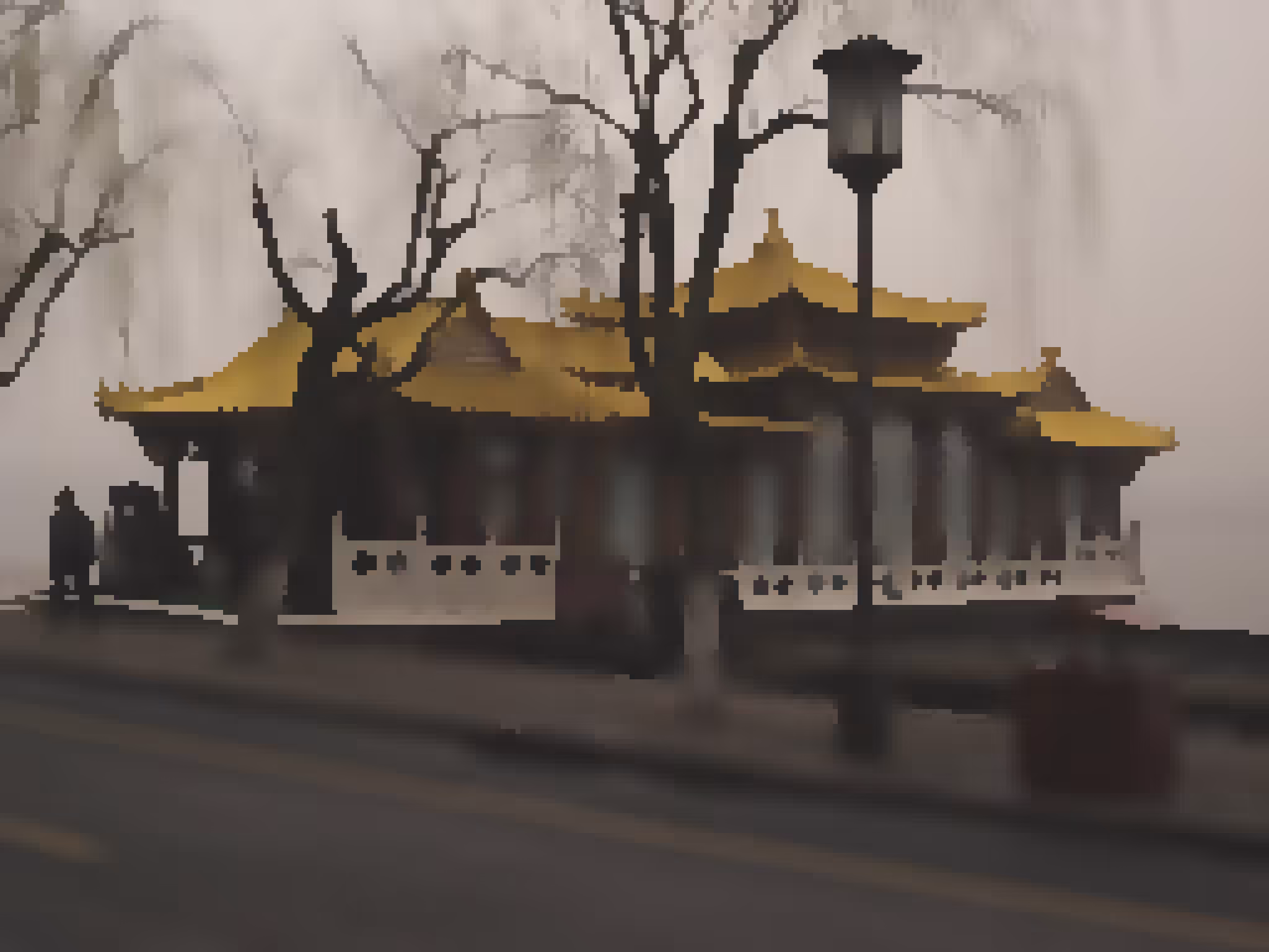 Golden Painted Boat