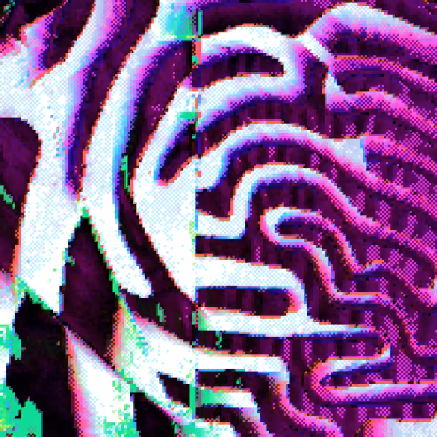 Glitch Pattern #015 — Vermicular