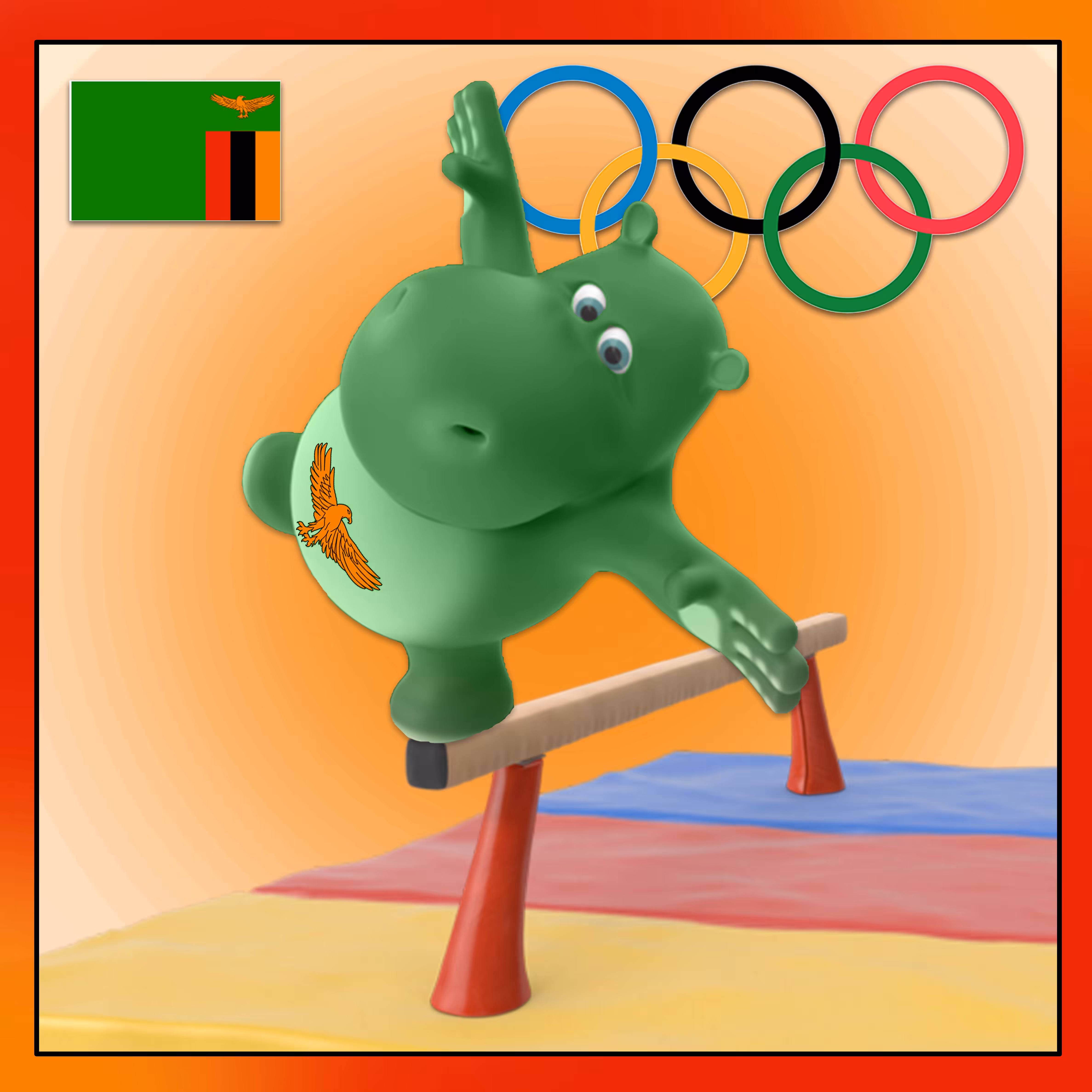 #HENsports Zambia Gymnastics