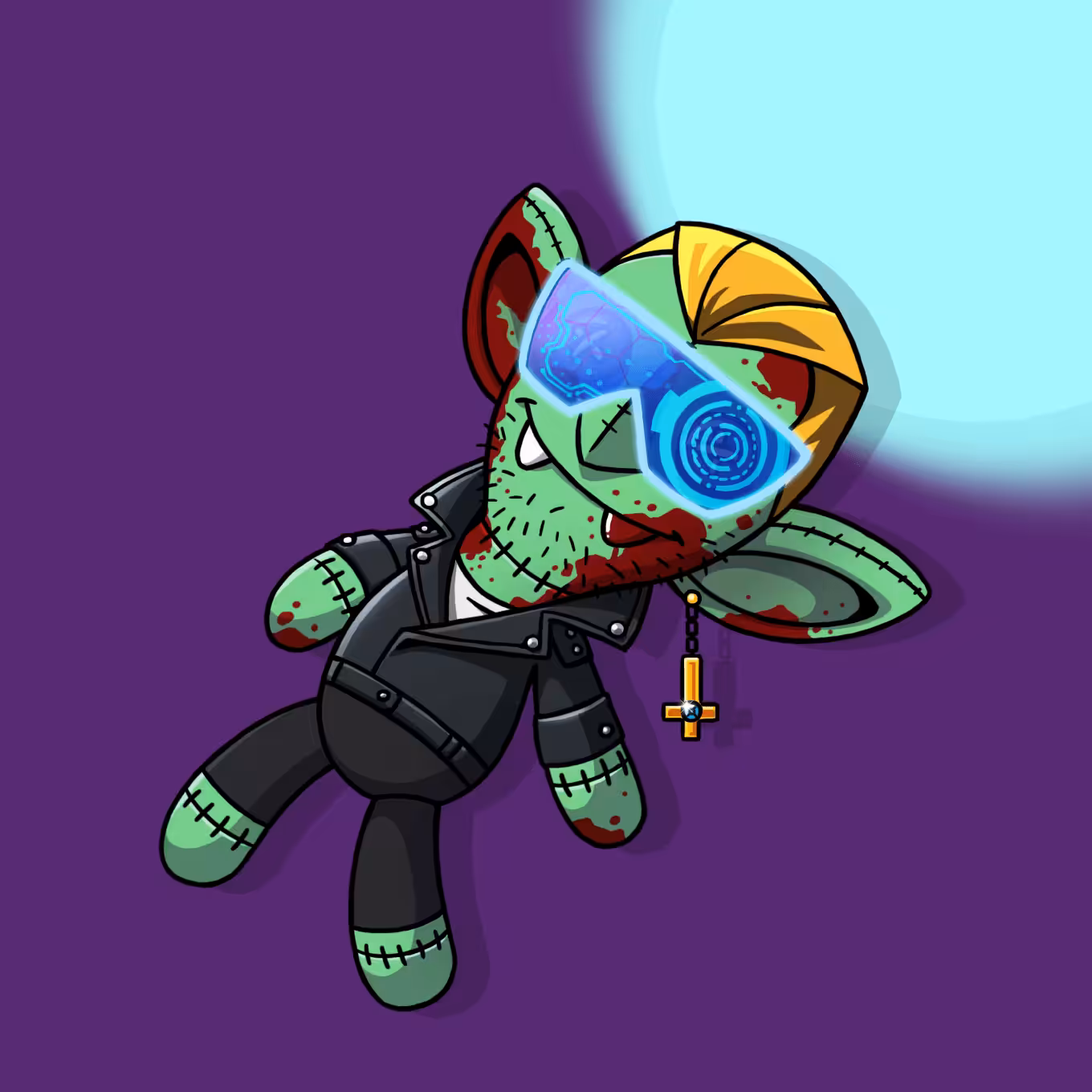 #5590 Sneaky Vampire Teddy