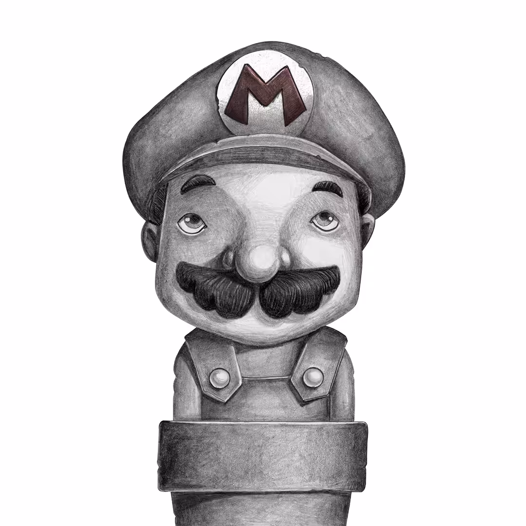 MARIO grayscale