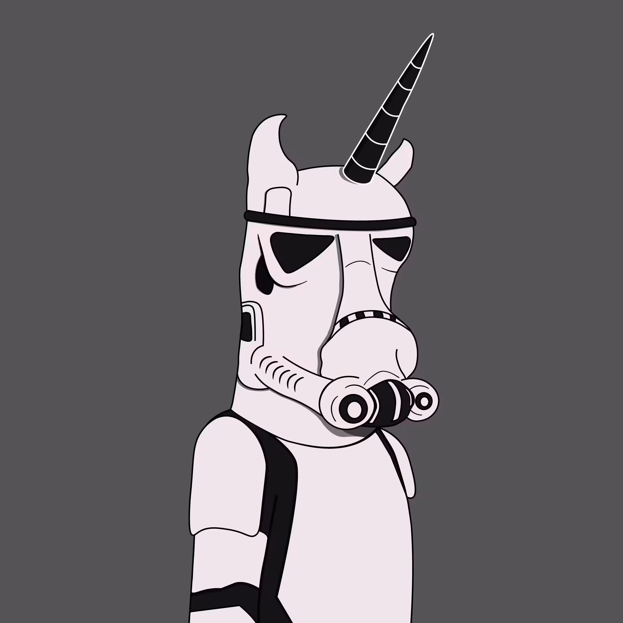 Awesome Unicorn - Stormtrooper #018