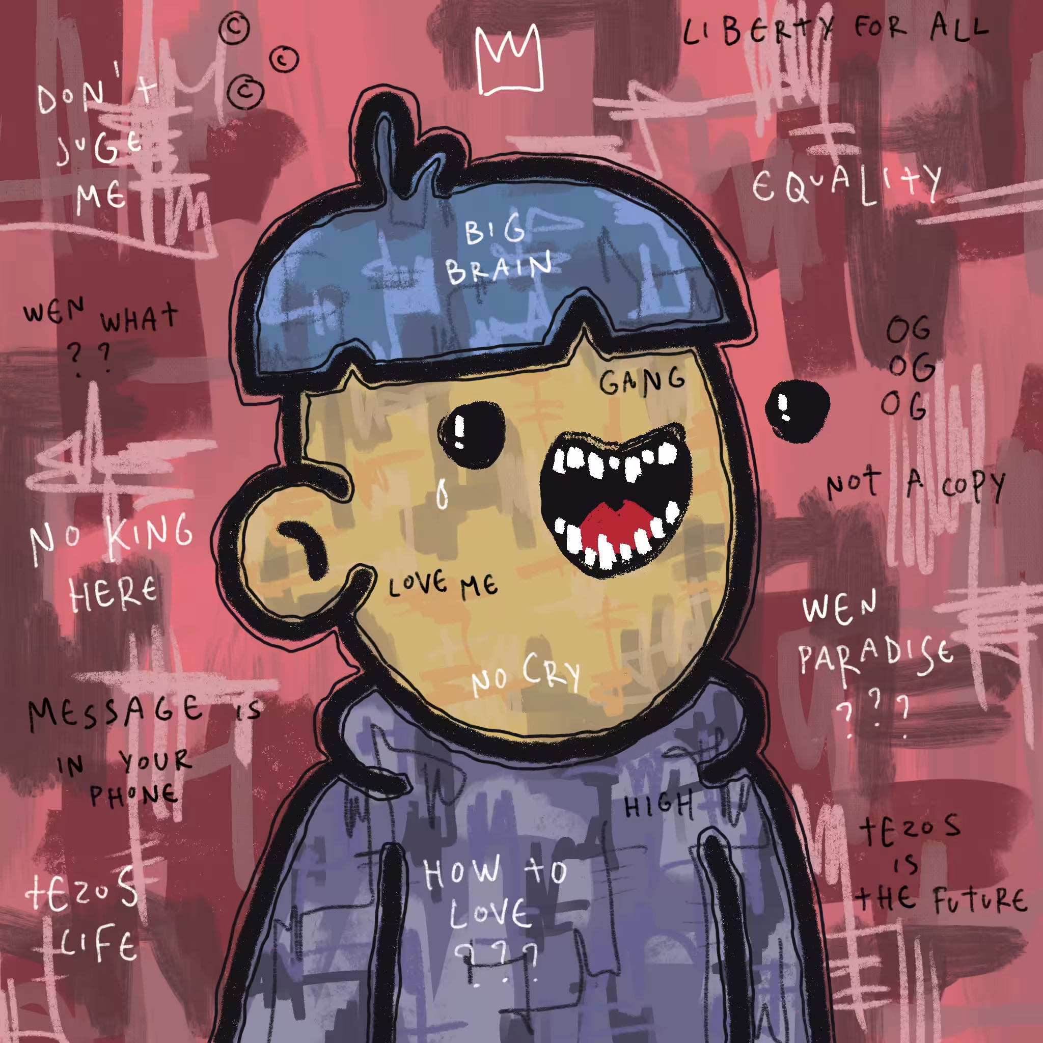 Doodlesquiat #87