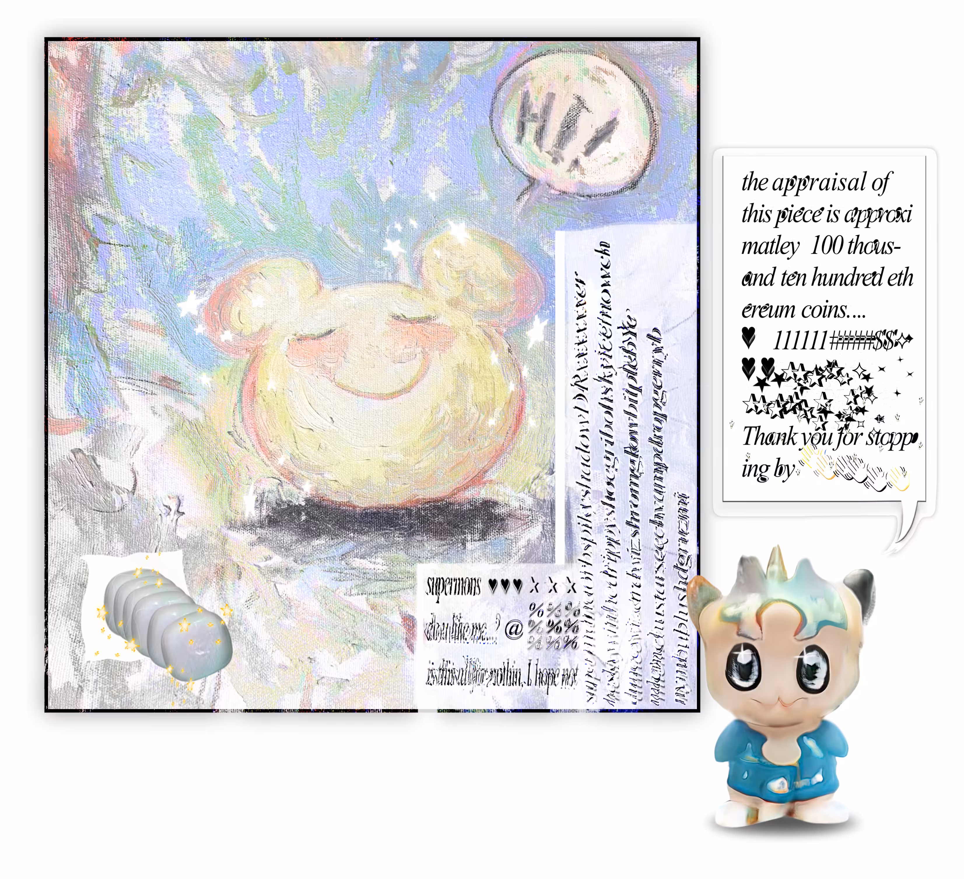 ✰ the appraisal of "hi" a super mons painting ✰