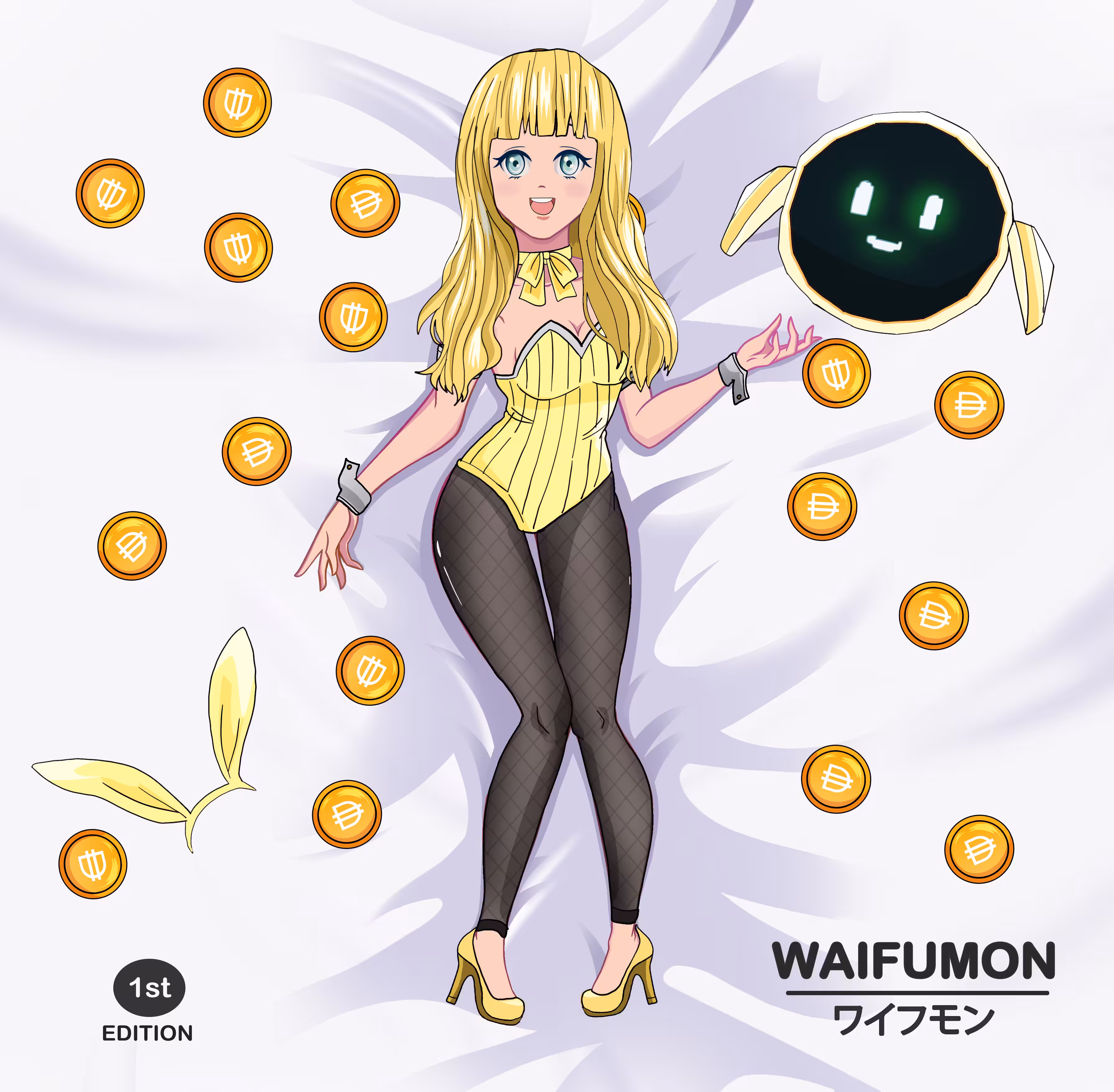 Waifumon ETH Pre-Sale: DAI Coin - Waifumon NFT - First Edition - ワイフモン