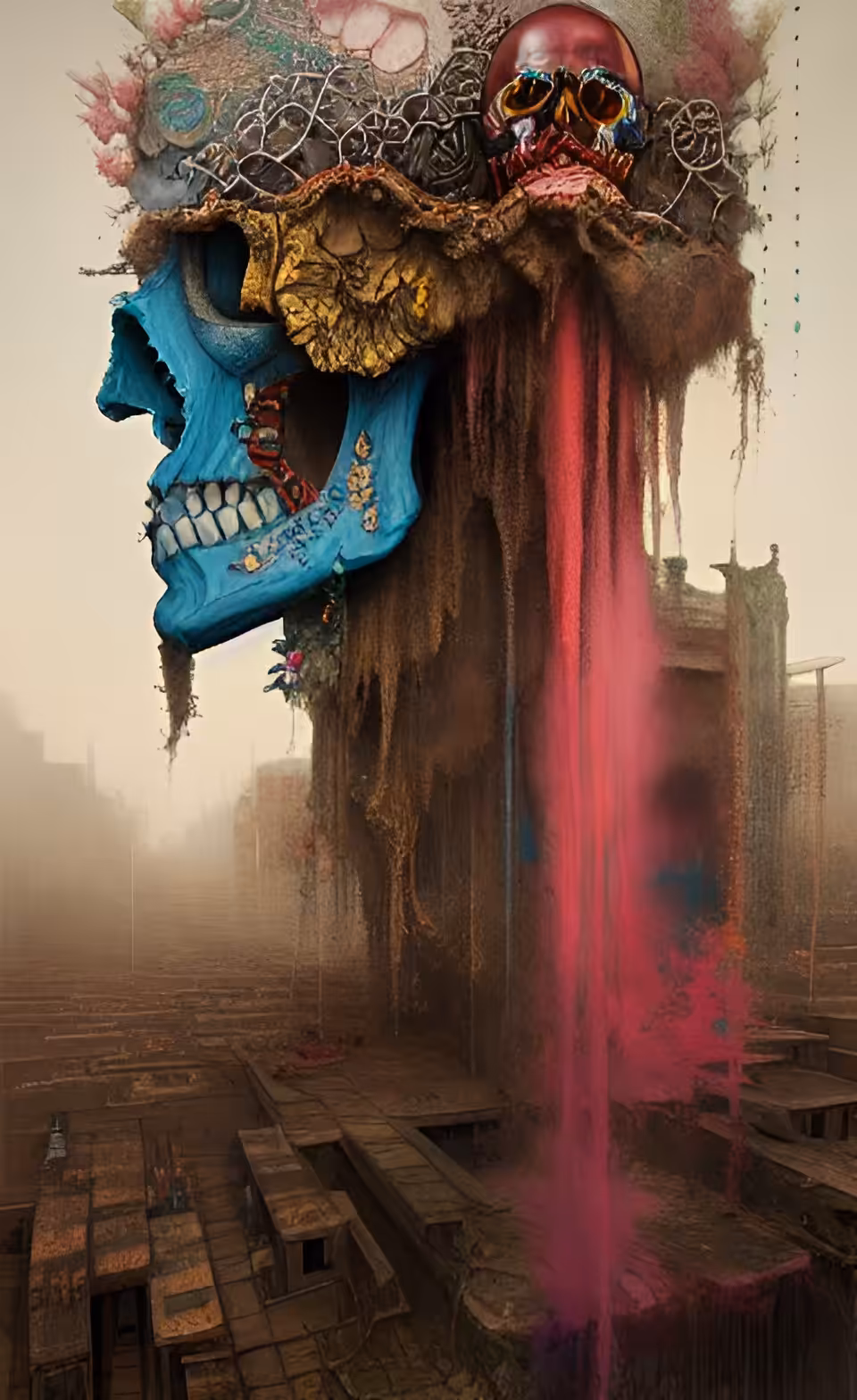 3D Skull Art