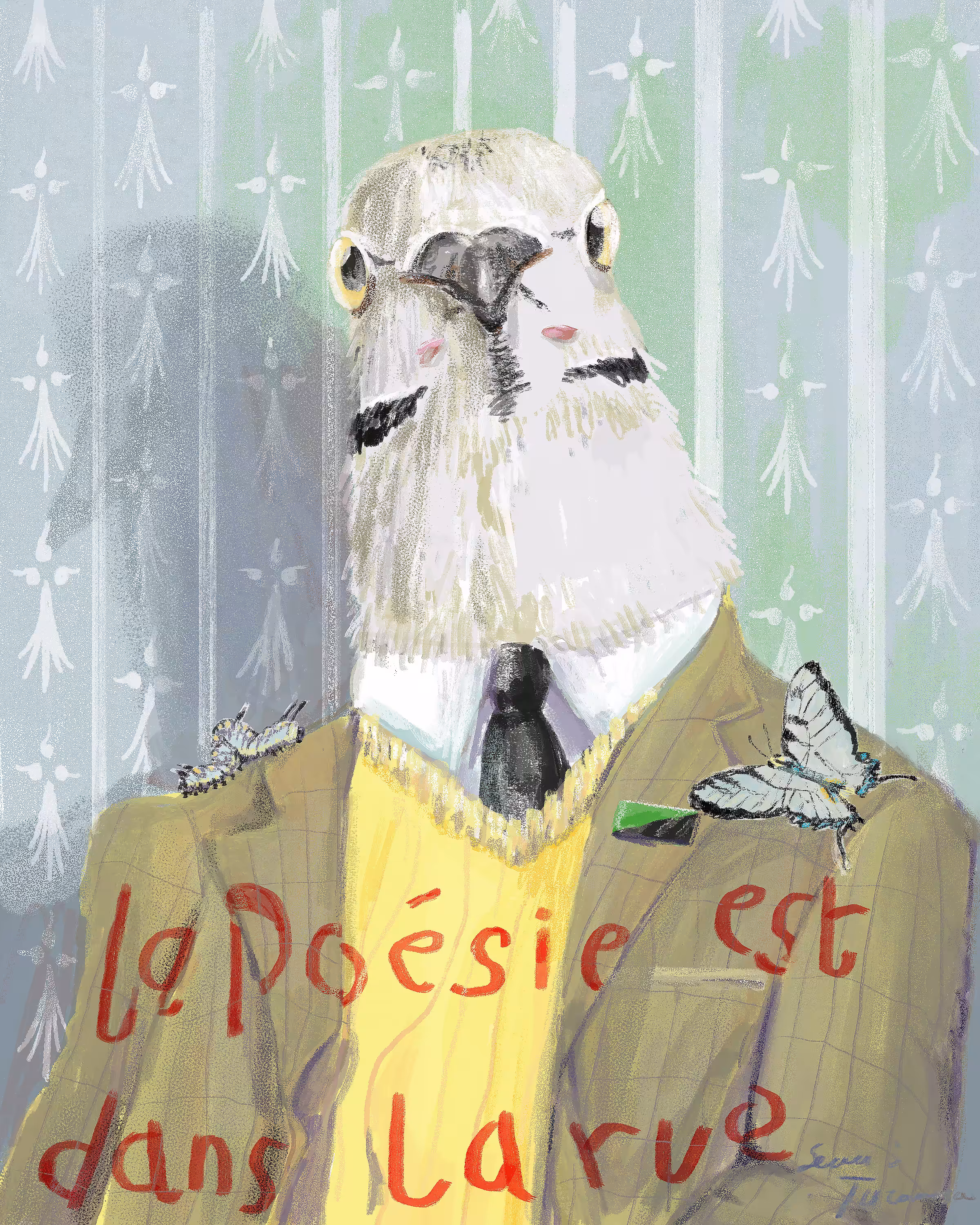 Self-Portrait, Man's Pigeon (1999)