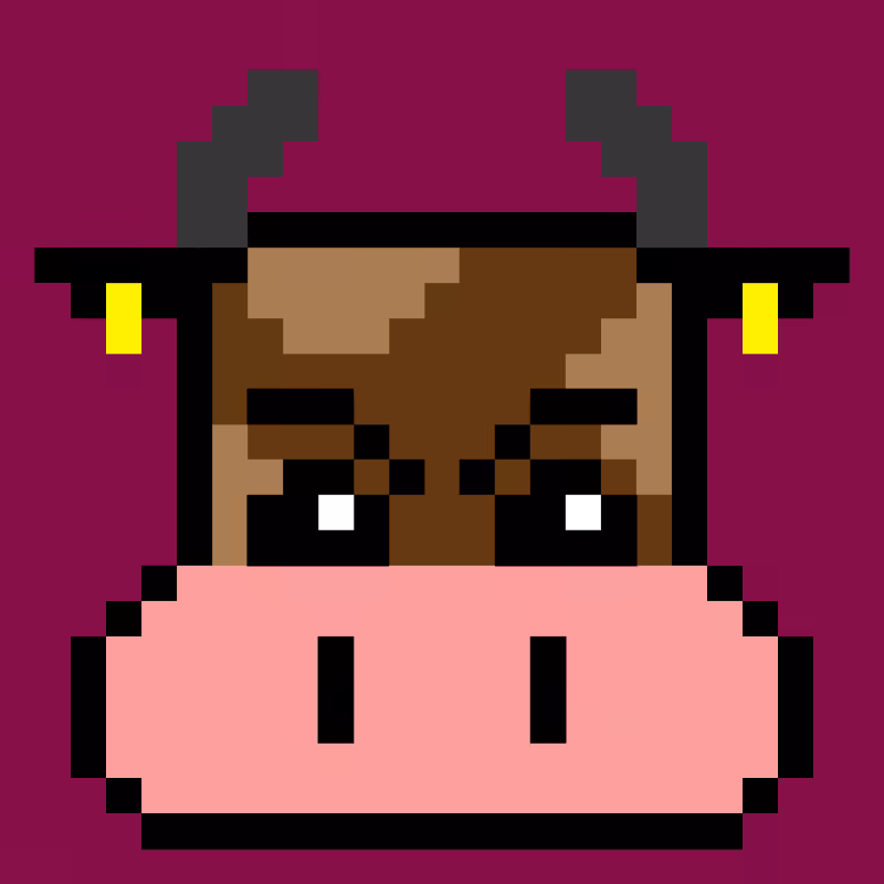 pixel cow #26