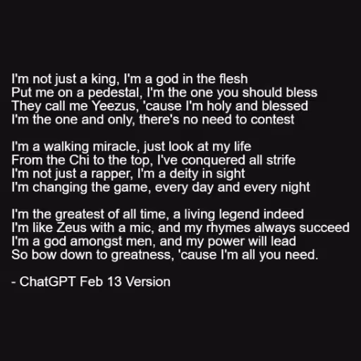 I'm not just a king,...