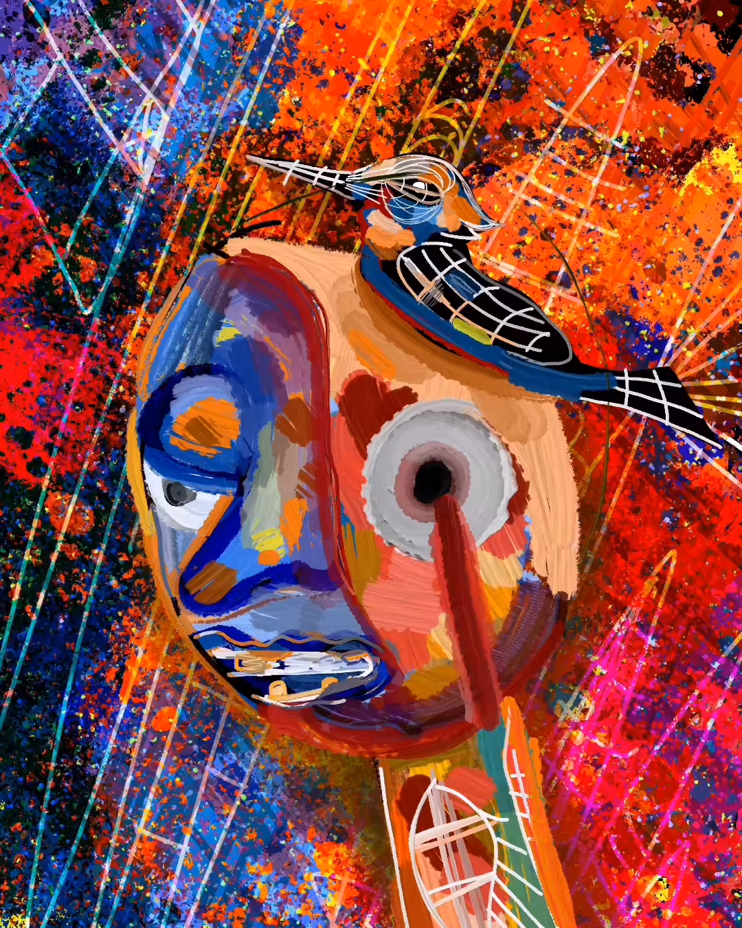 tiny rotting eyes without maggots