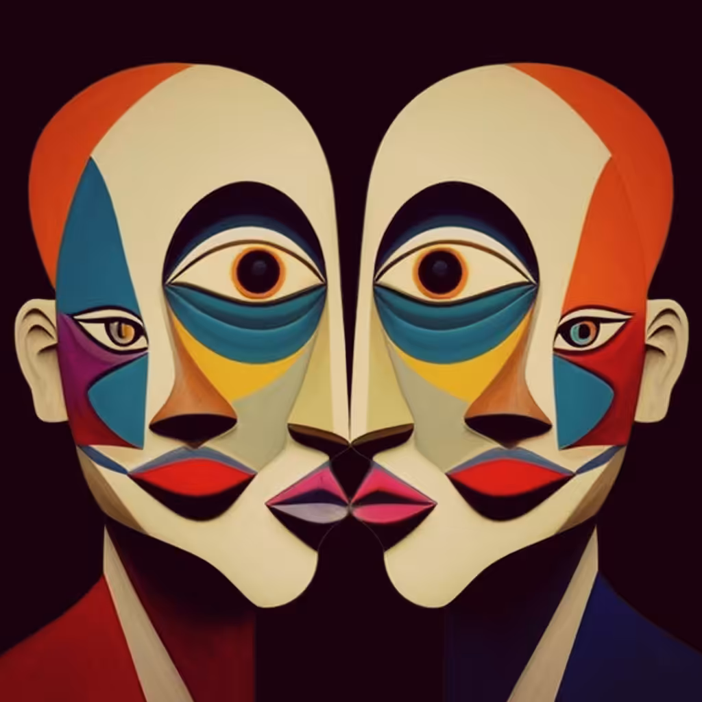 Cubist #115 (Self-Reflection)