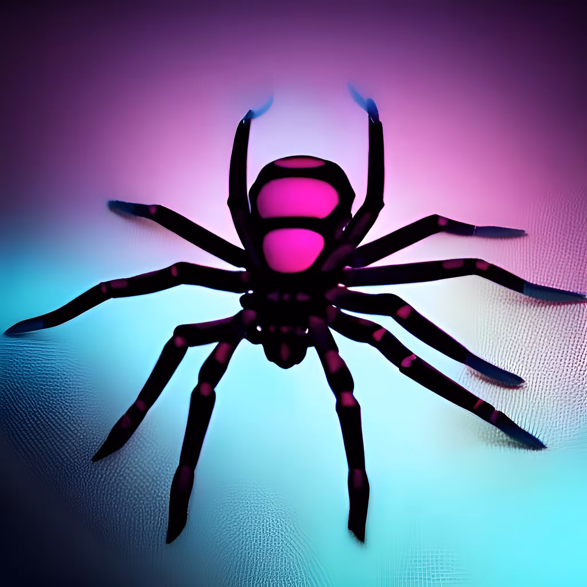 Neon Art: Spider