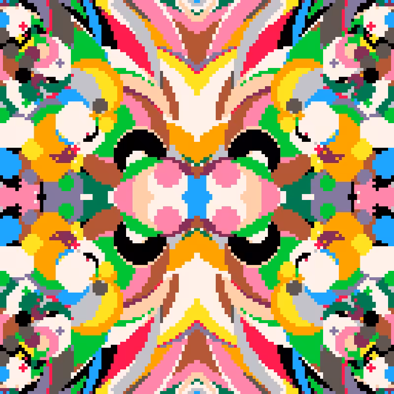 Rapid Psychedelic Inkblot Test Generator #7