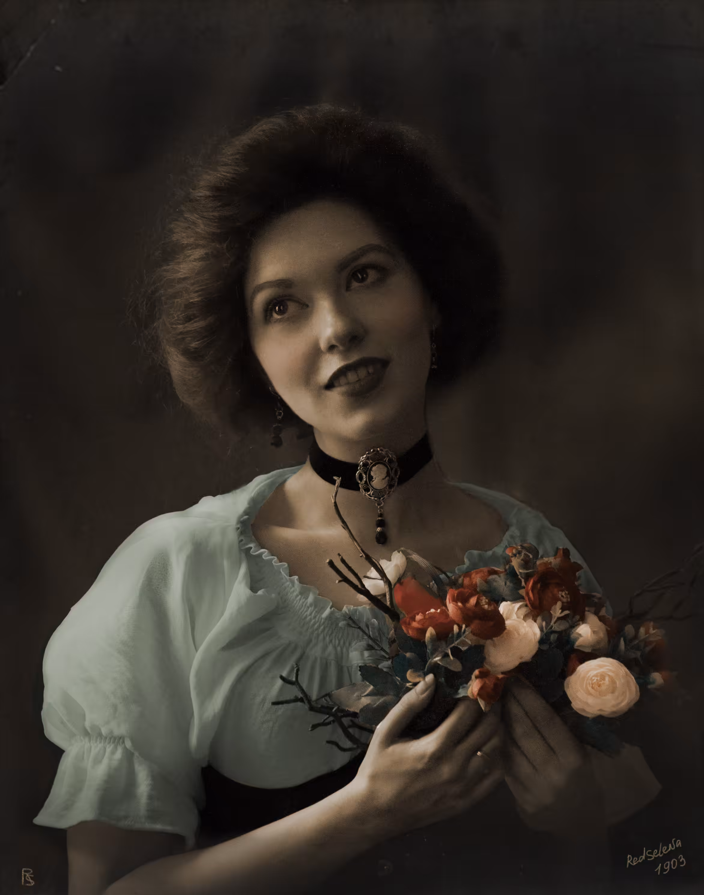 Edwardian Girl Postcard