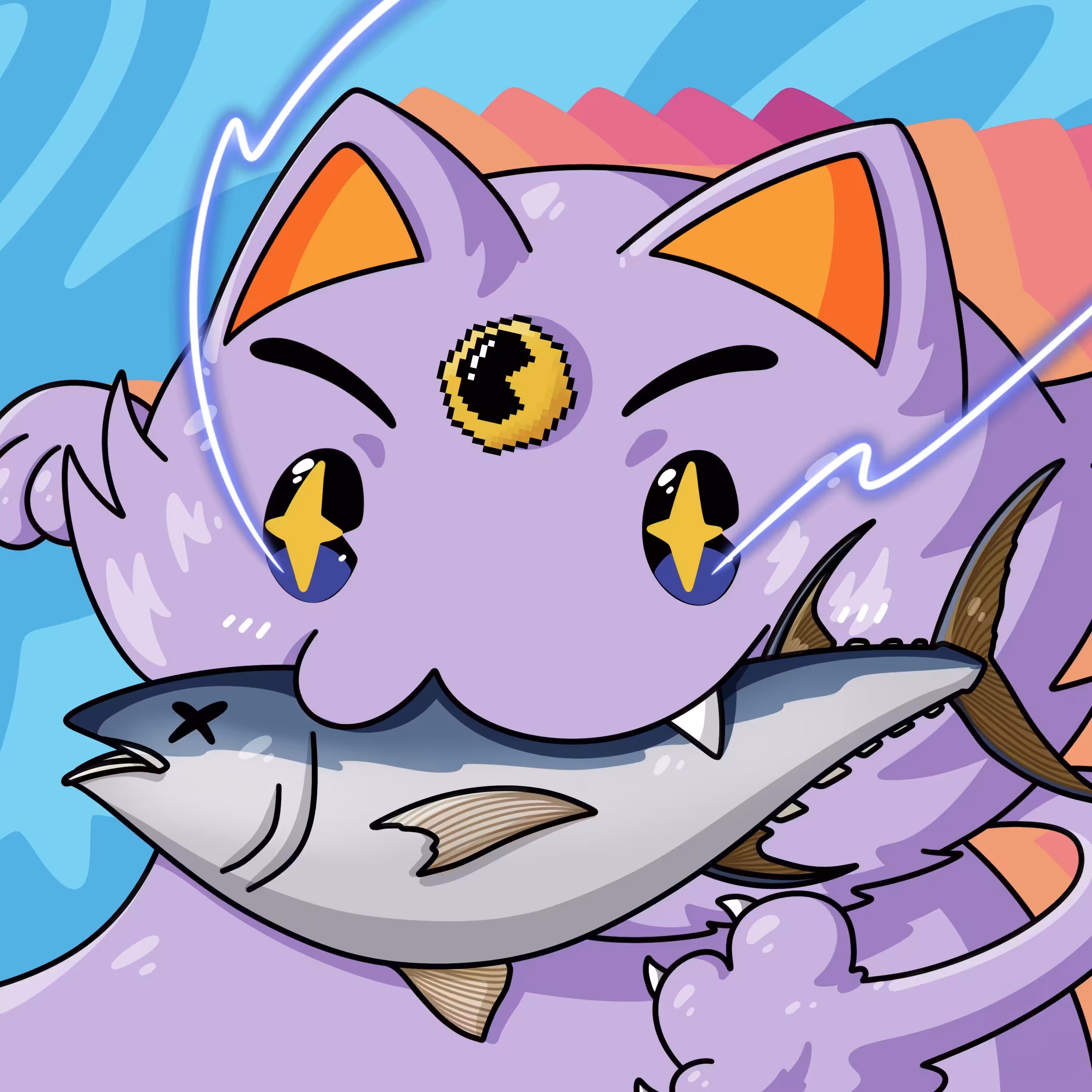 steal more tuna until you get in the zone