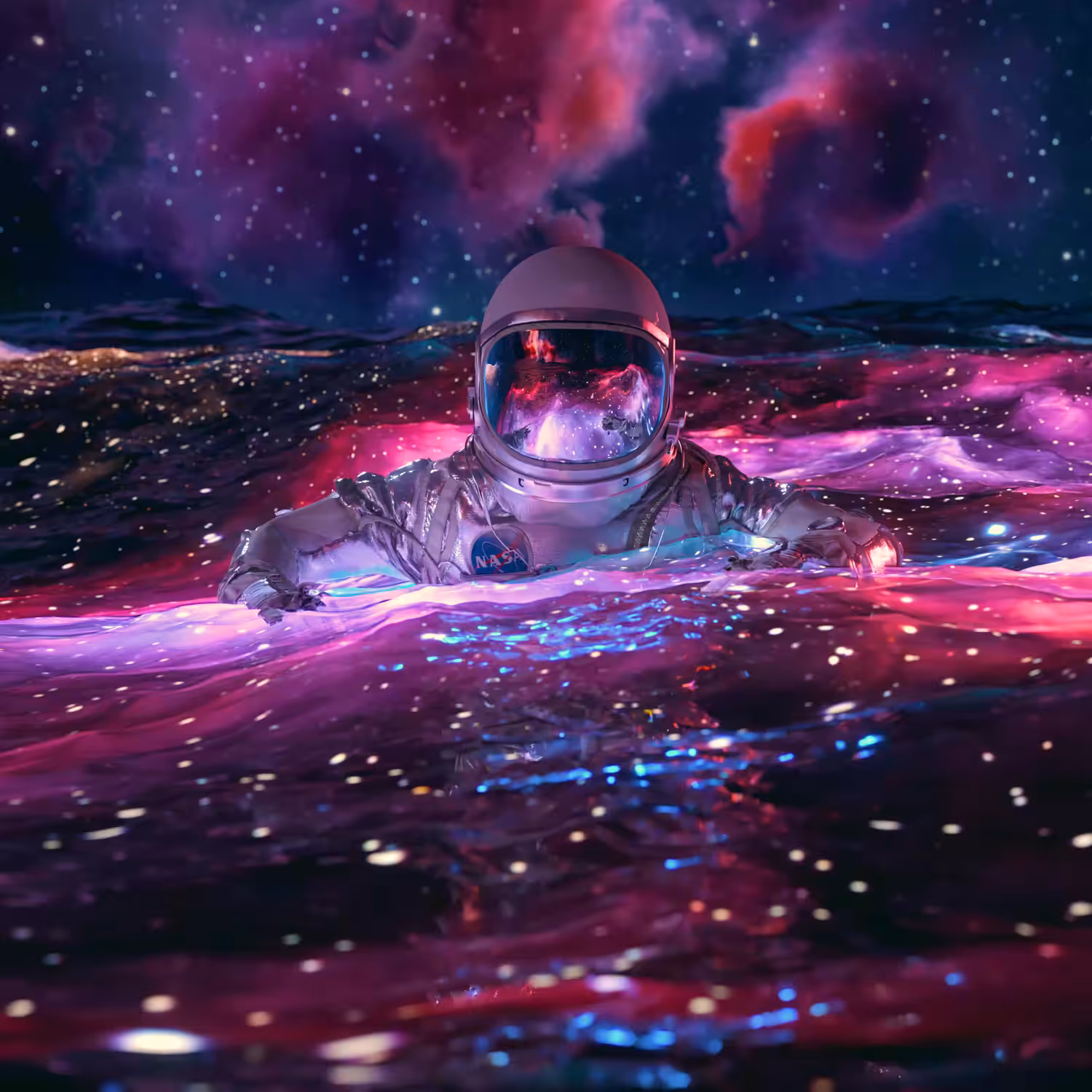 Floating In Space