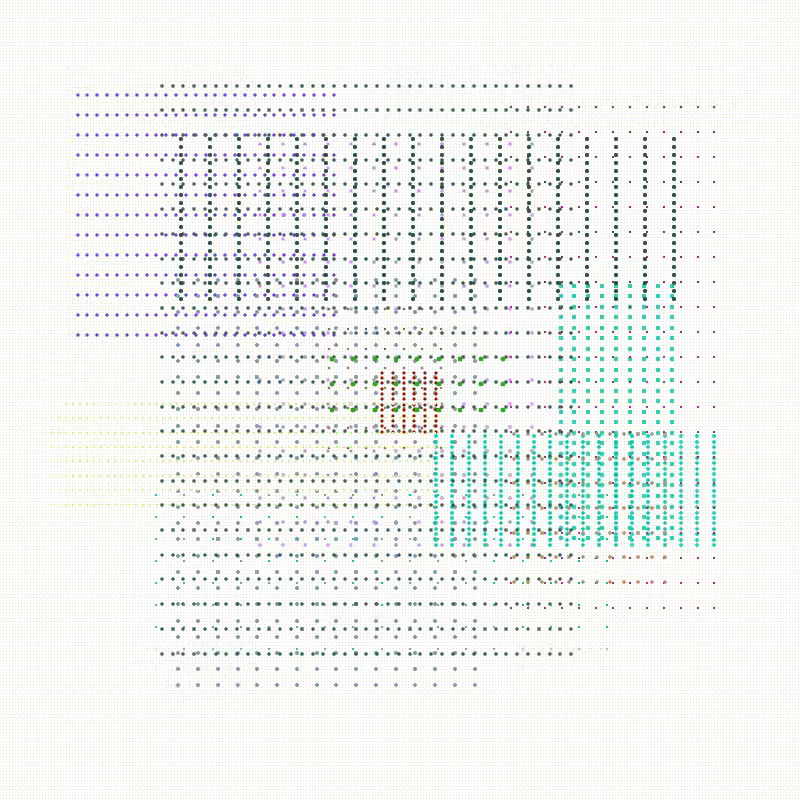 pointillist patchwork #51