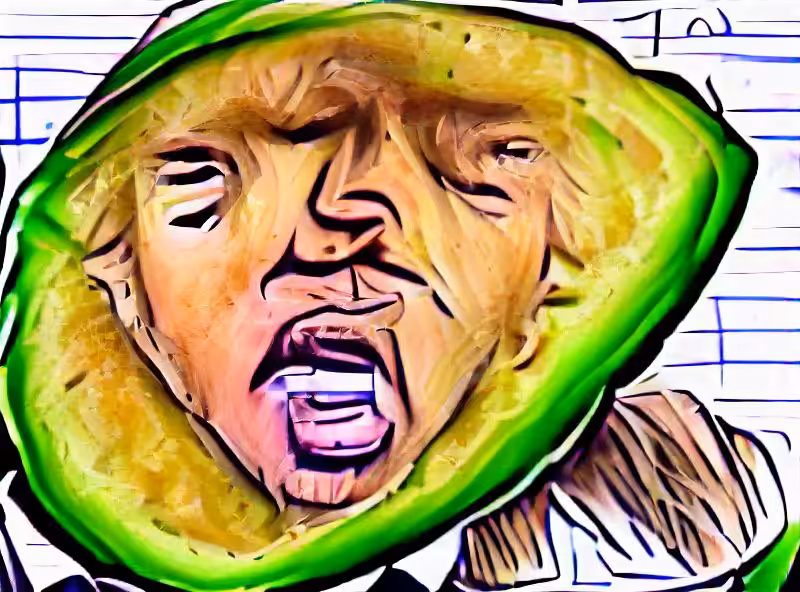 Abraham's First Works: Donald Trump rapping about Avocado