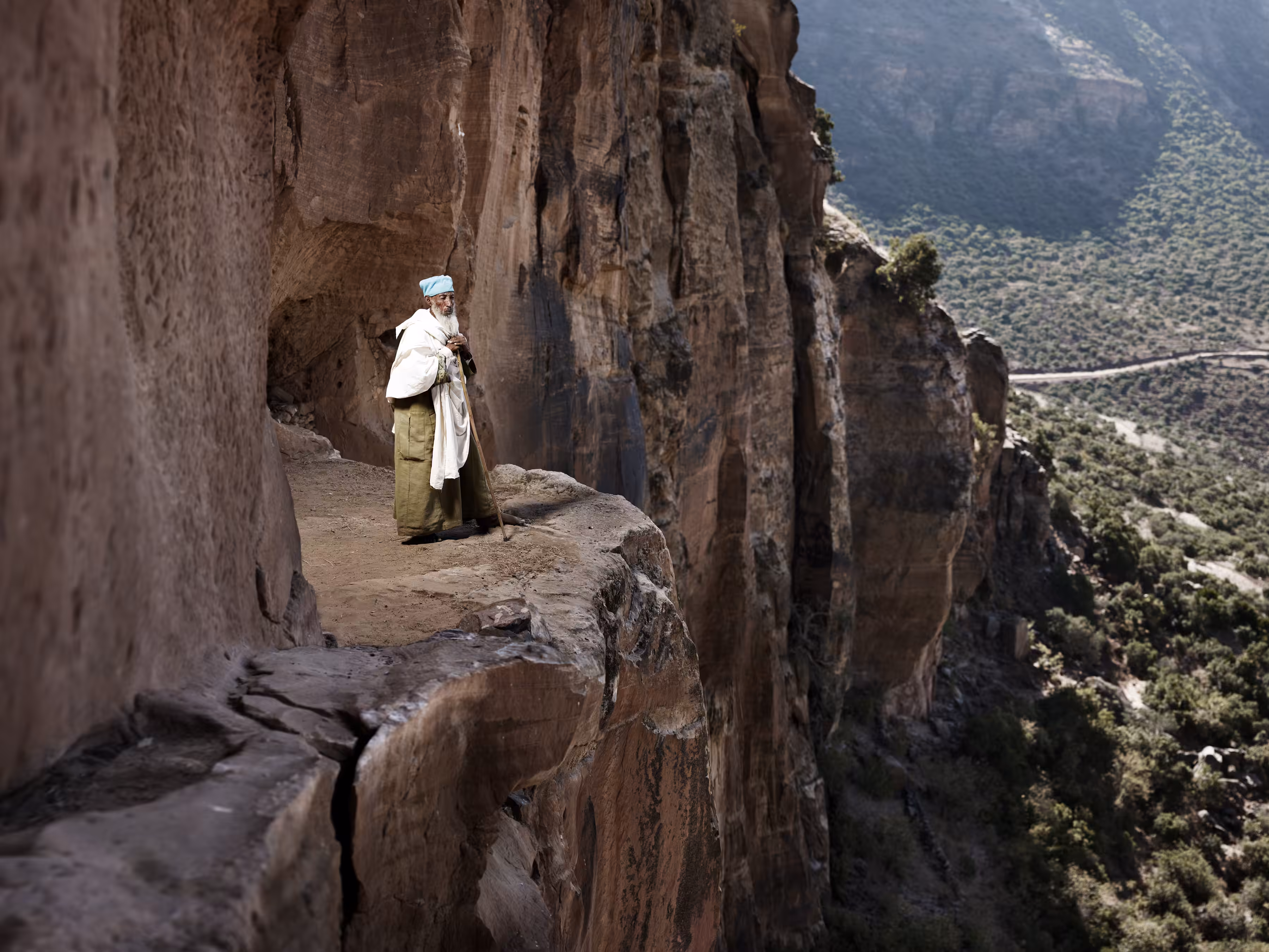 Ethiopia - Aba Takelabe at Aba Yohannis Monastery