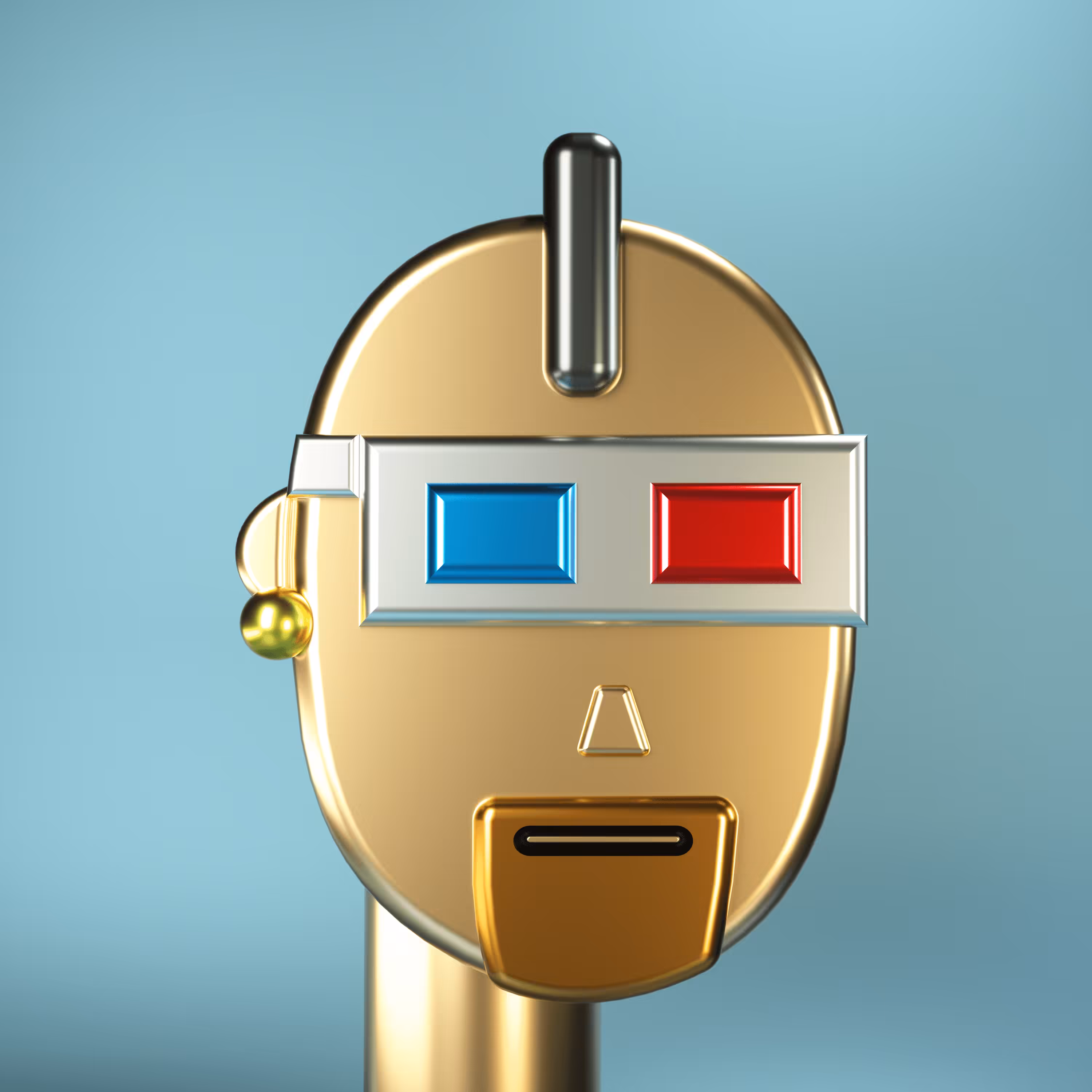 3D Chrome Punks: 3D Chrome Punk #1012