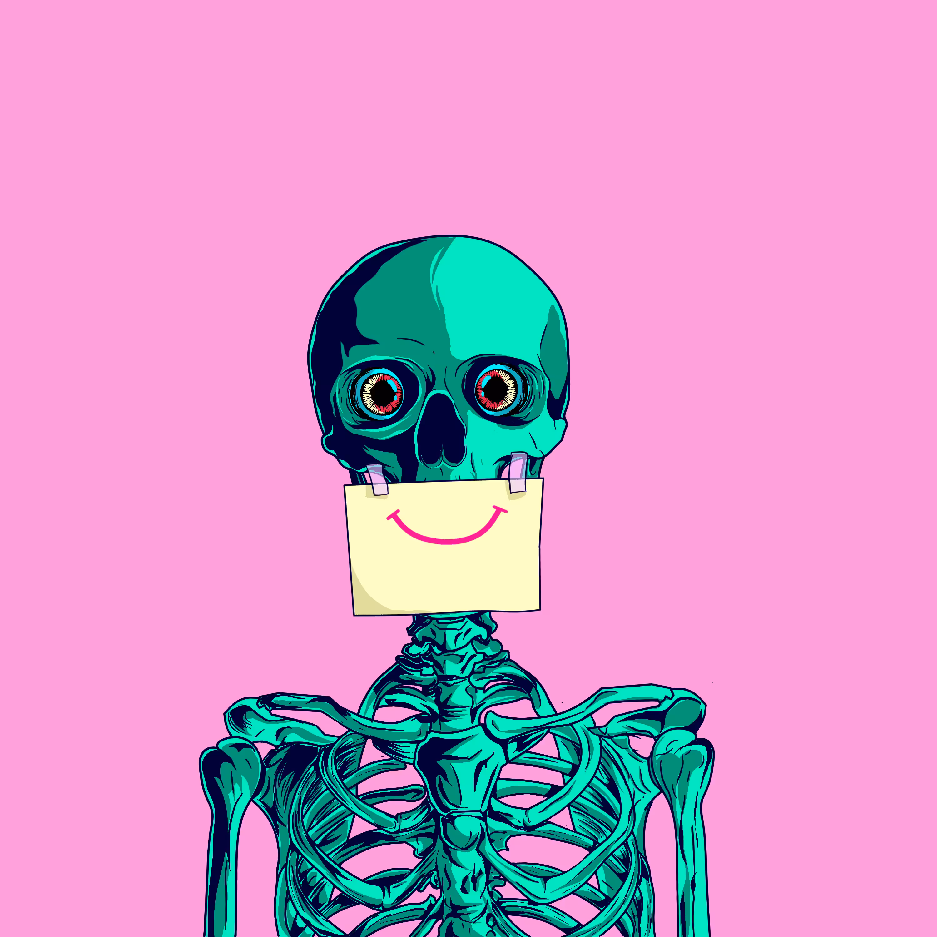 Intergalactic Skeles #10 - Smiley Skele
