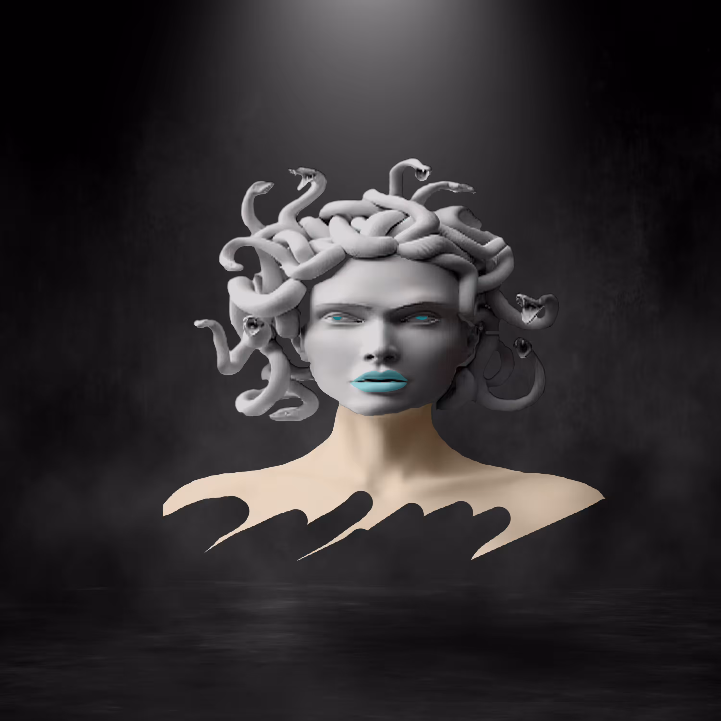 dark woman