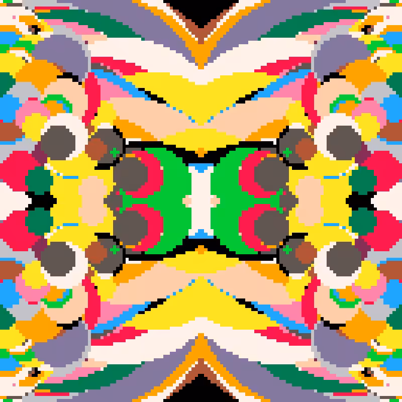 Rapid Psychedelic Inkblot Test Generator #31