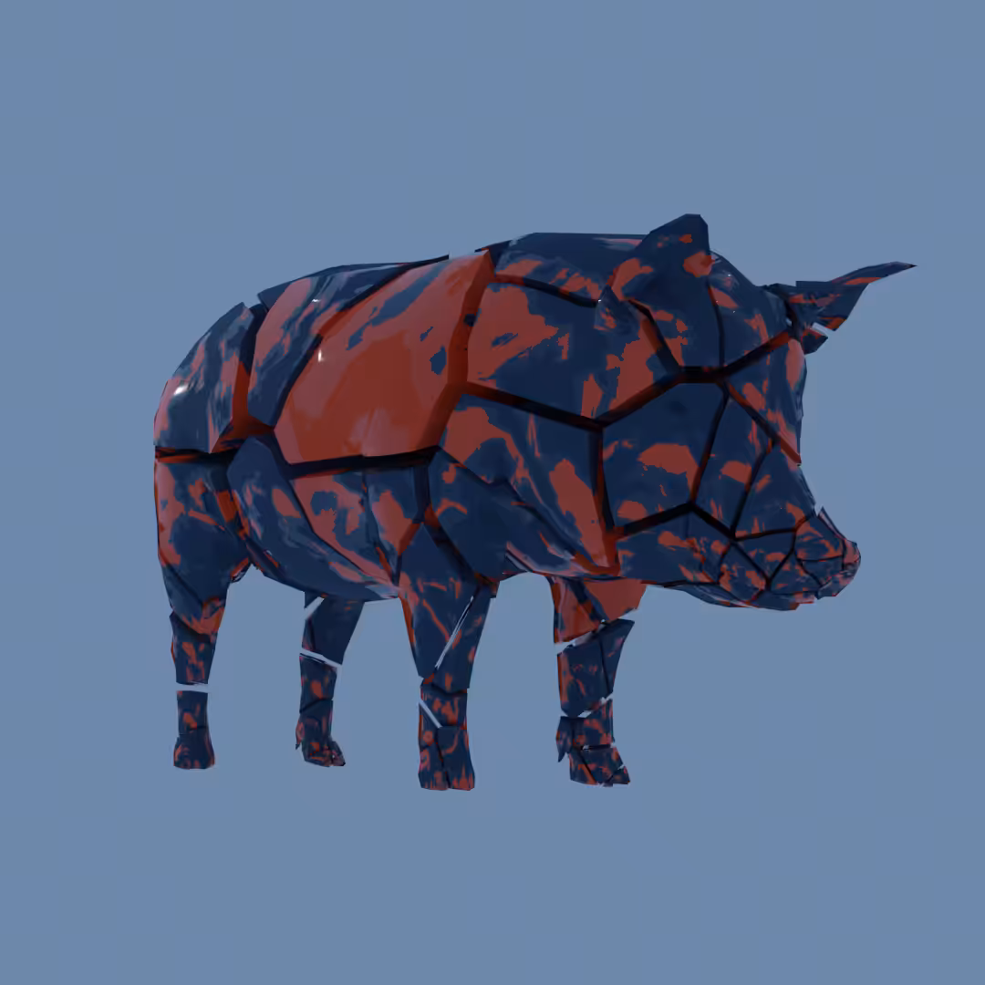 3D Pig Fractured